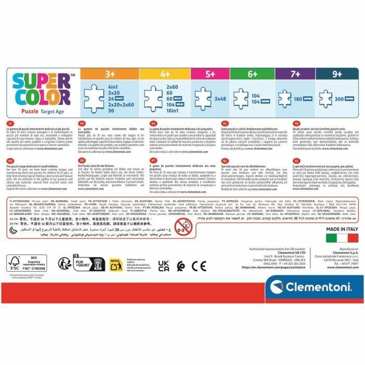 Puzzle Clementoni Stitch (4 Units)