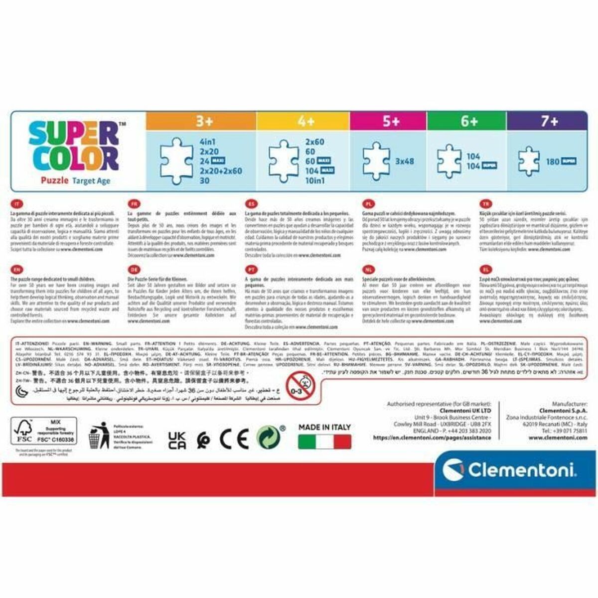 Puzzle Clementoni Jurassic World (2 Units)