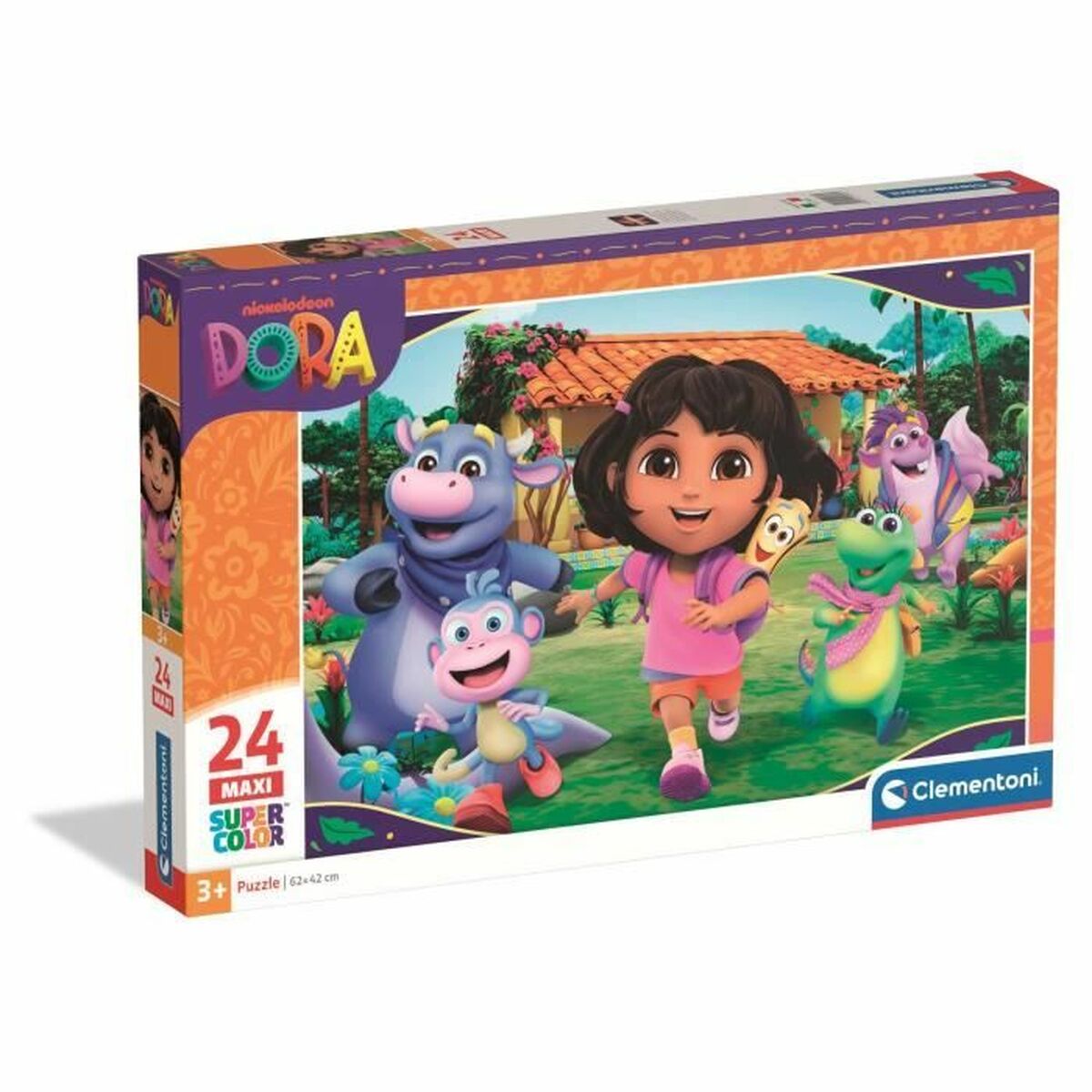 Puzzle Clementoni Dora 62 x 42 cm 24 Pieces Puzzle Clementoni Dora 62 x 42 cm 24 Pieces