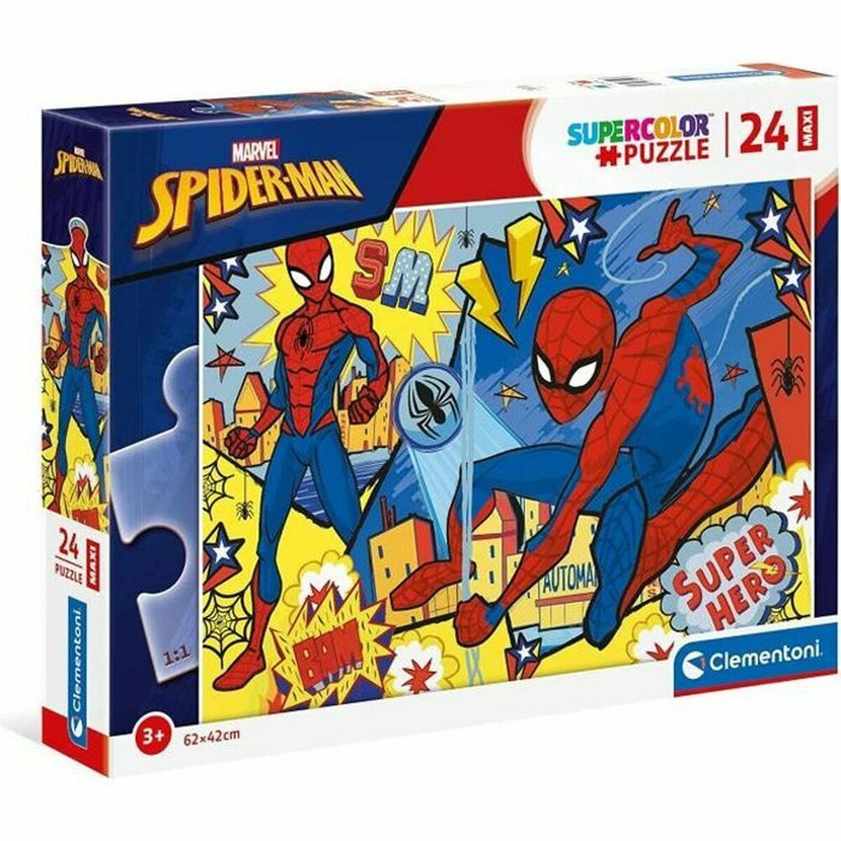 Child’s Puzzle Clementoni Marvel Spiderman 24216 Maxi 24 Pieces