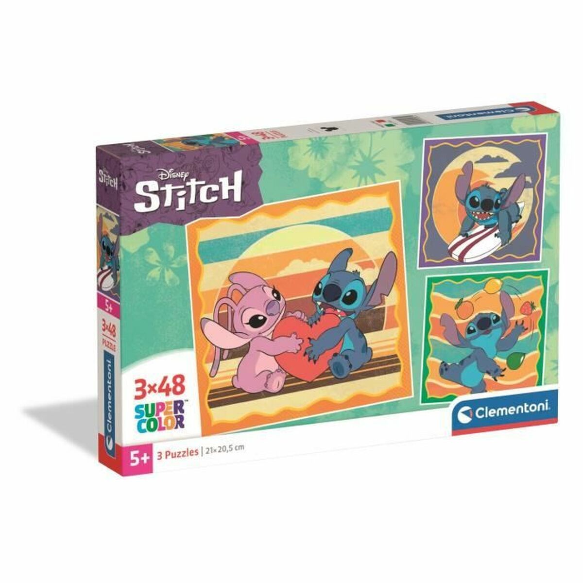 Puzzle Clementoni Stitch (3 Units) Puzzle Clementoni Stitch (3 Units)