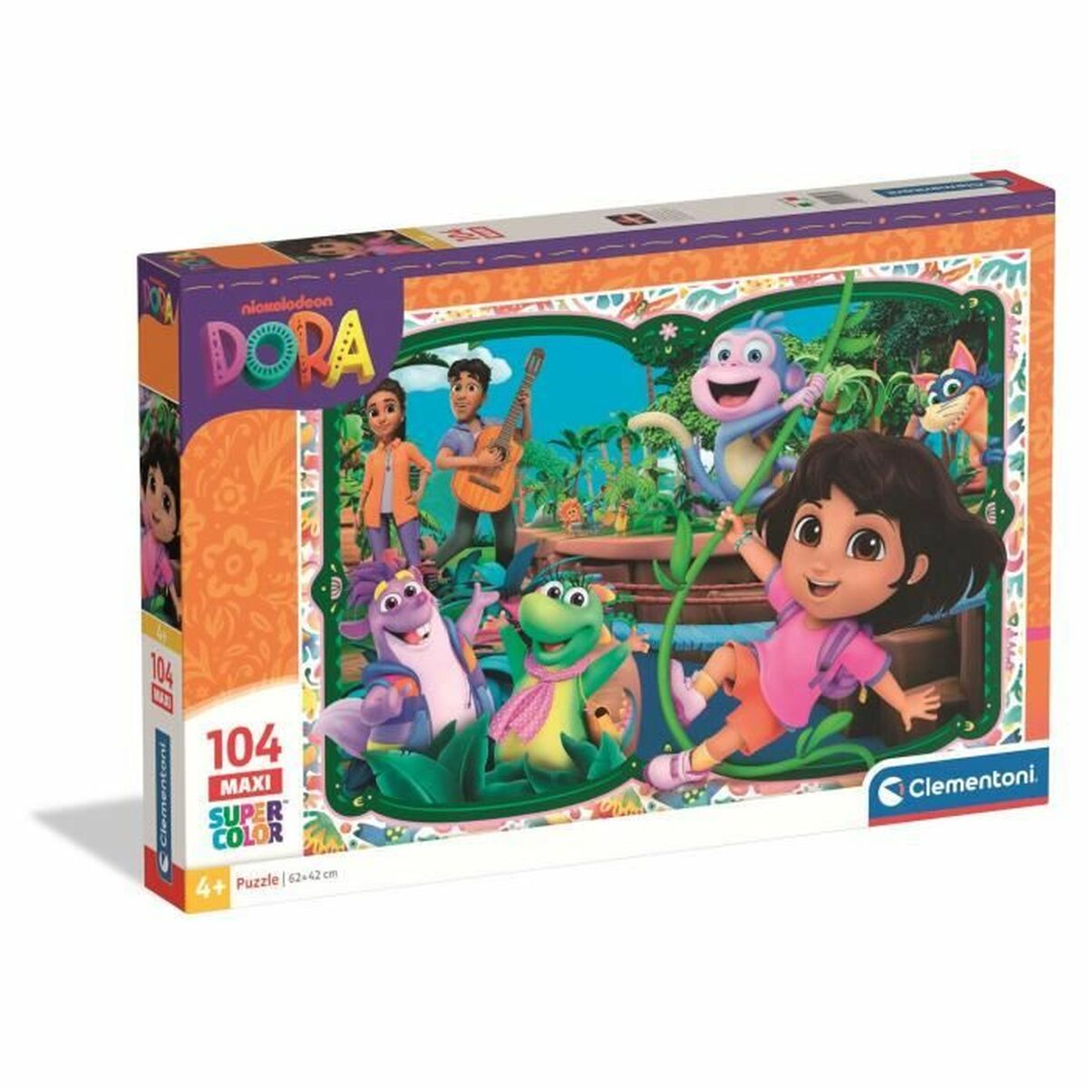 Puzzle Clementoni Dora 62 x 42 cm 104 Pieces