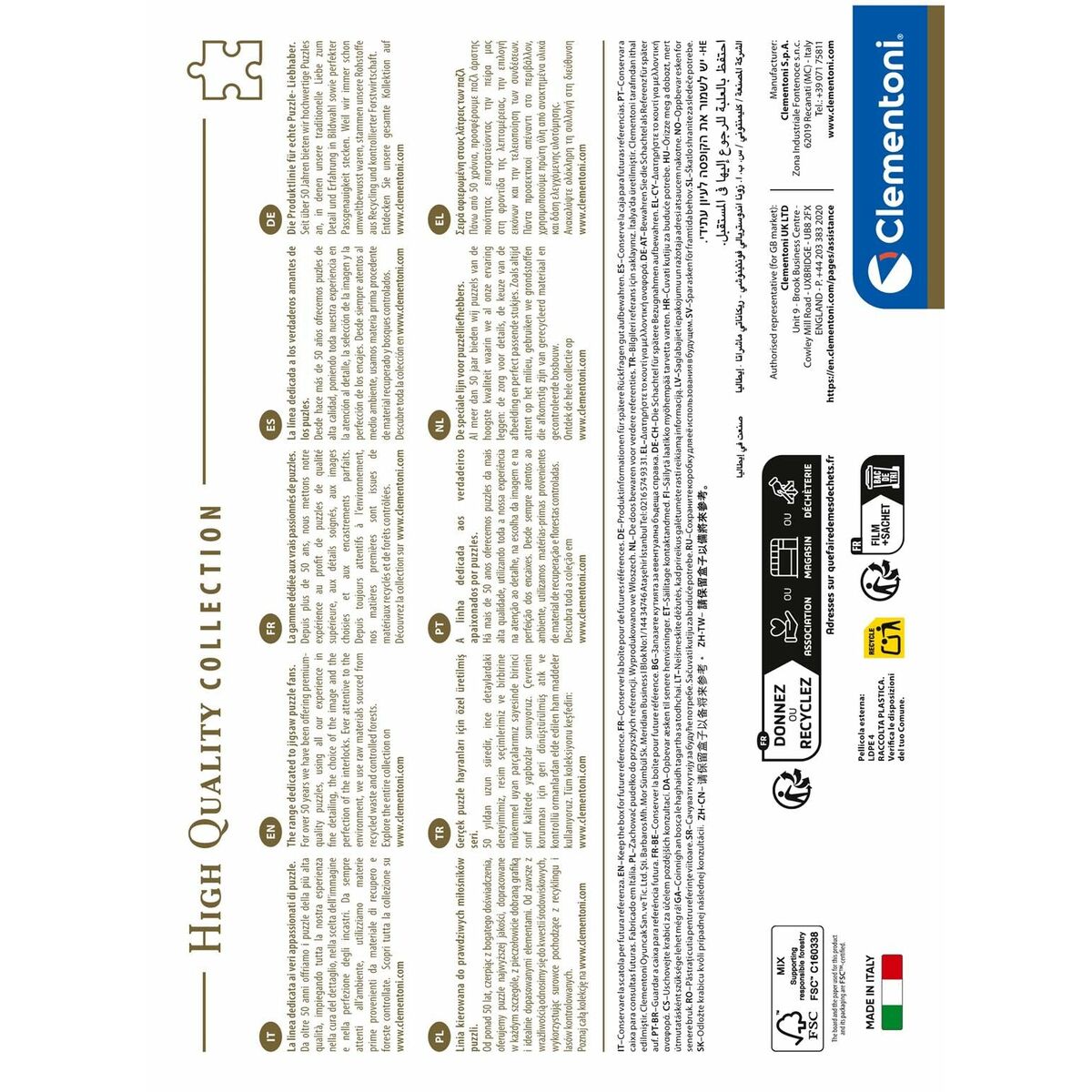 Puzzle Clementoni Chainsaw Man 1000 Pieces