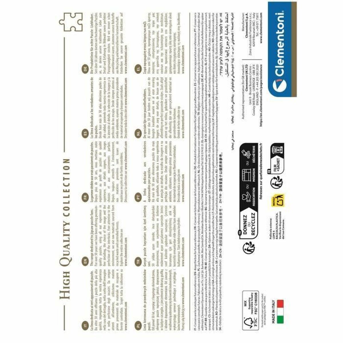 Puzzle Clementoni Death Note 70 x 50 cm 1000 Pieces