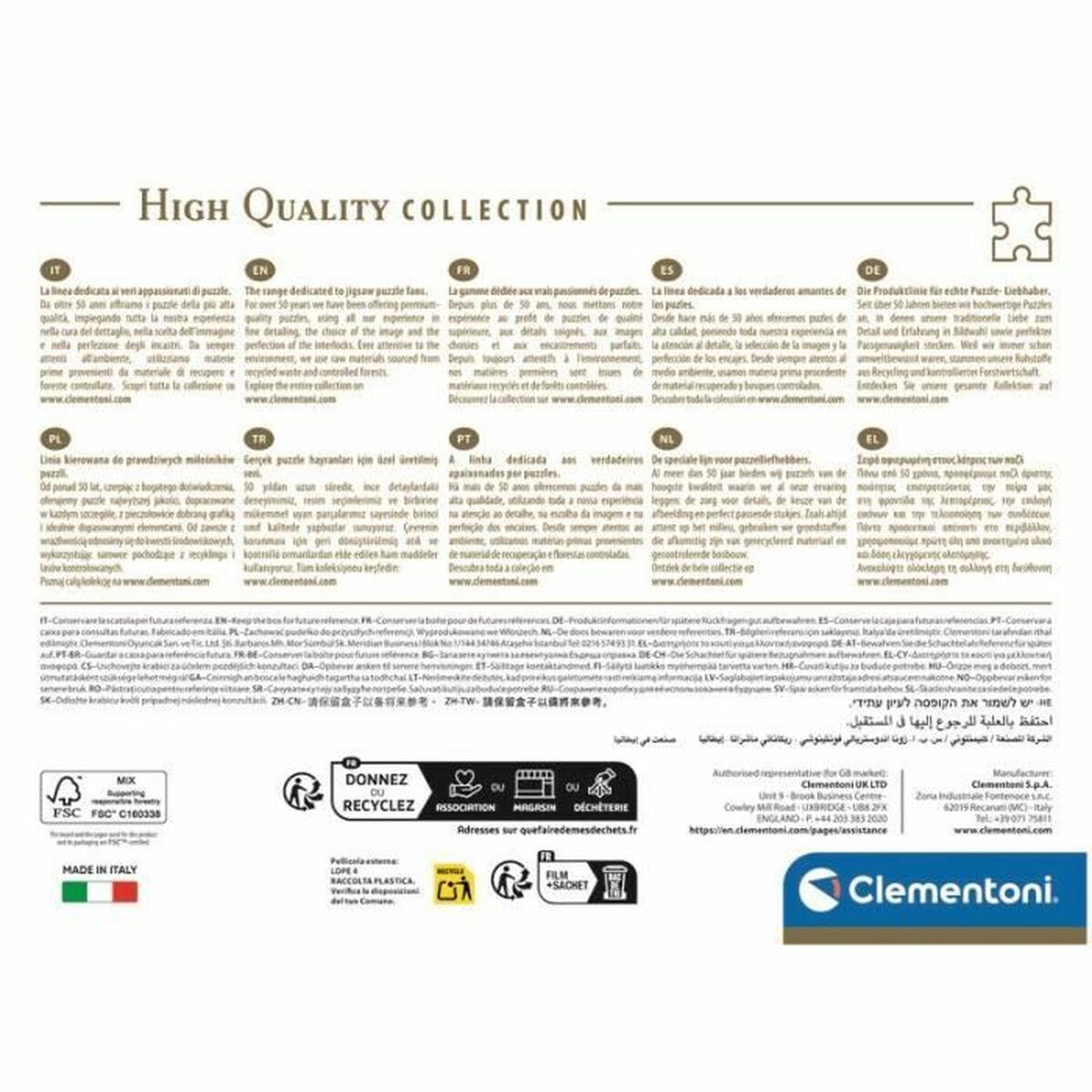 Puzzle Clementoni Kitty 1000 Pieces