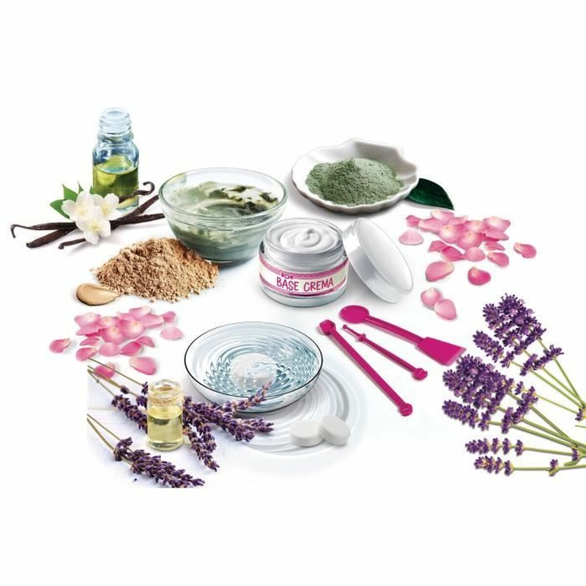 Children’s Make-up Set Clementoni Science & Jeu  Beauty masks (FR) Multicolour