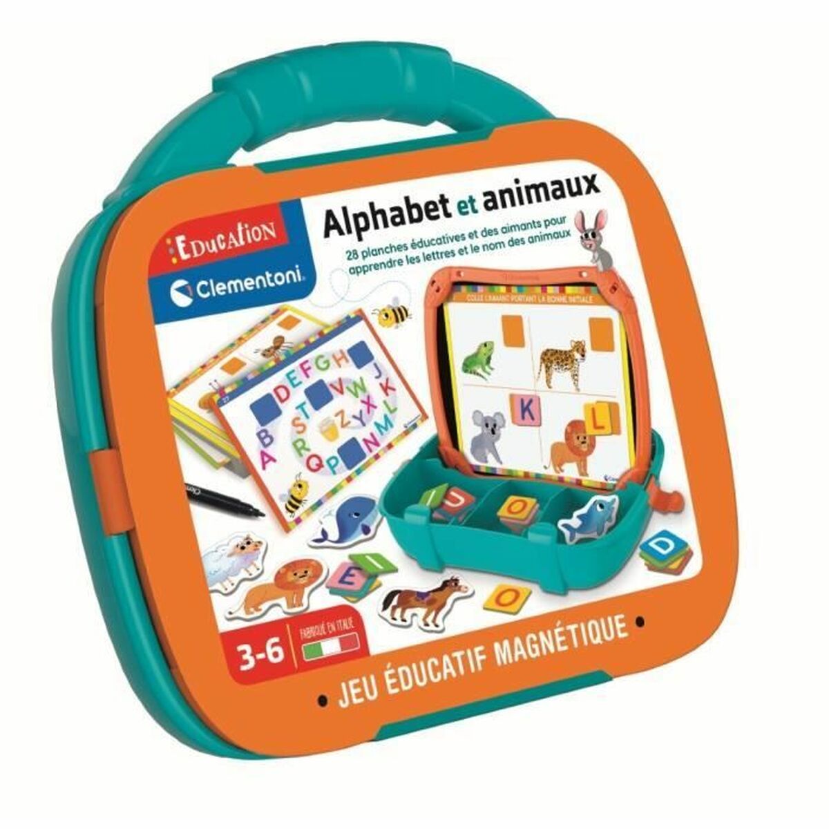 Board game Clementoni Magnetic Letters & Animals Case (FR) Board game Clementoni Magnetic Letters & Animals Case (FR)