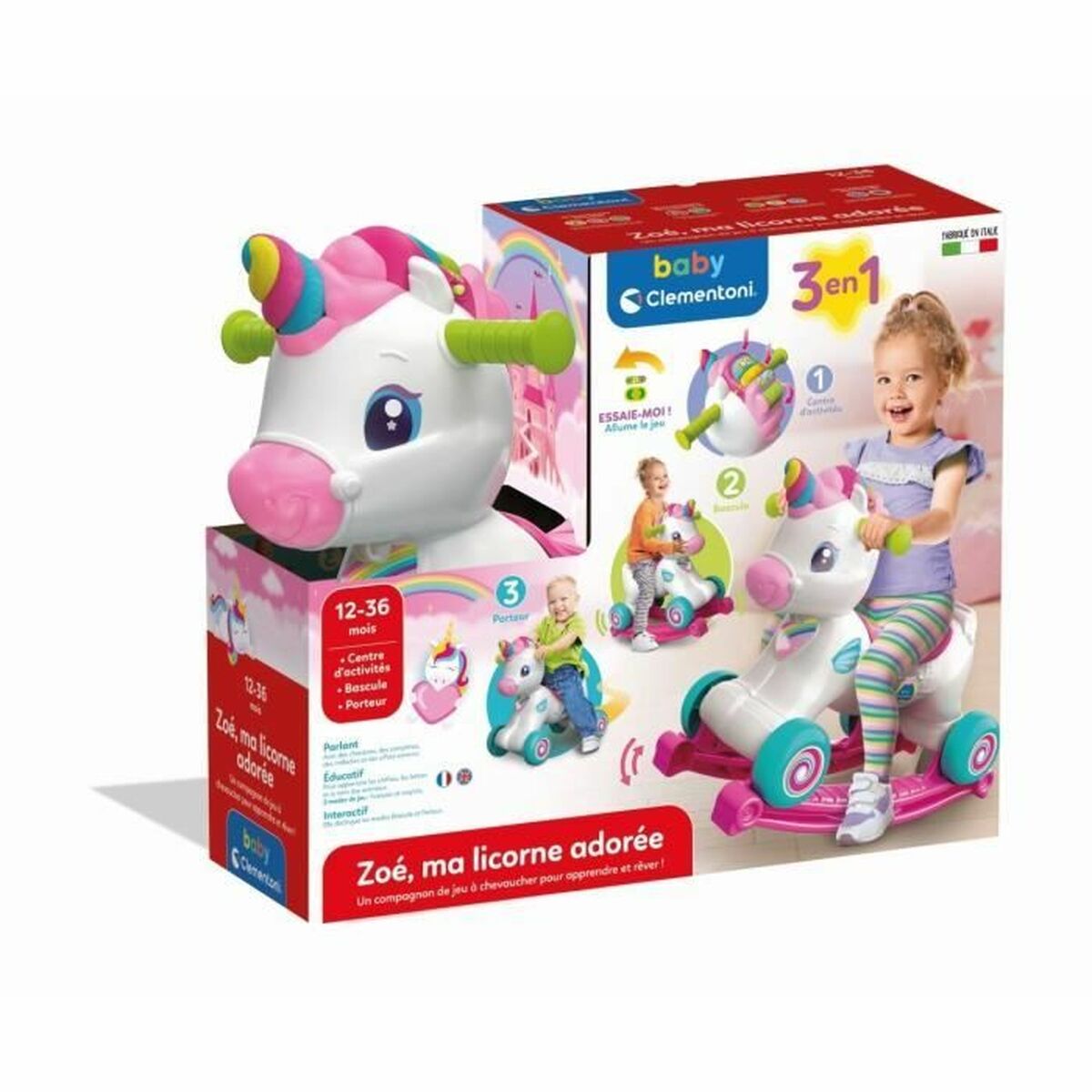Ride-on toy Clementoni Zo Unicorn