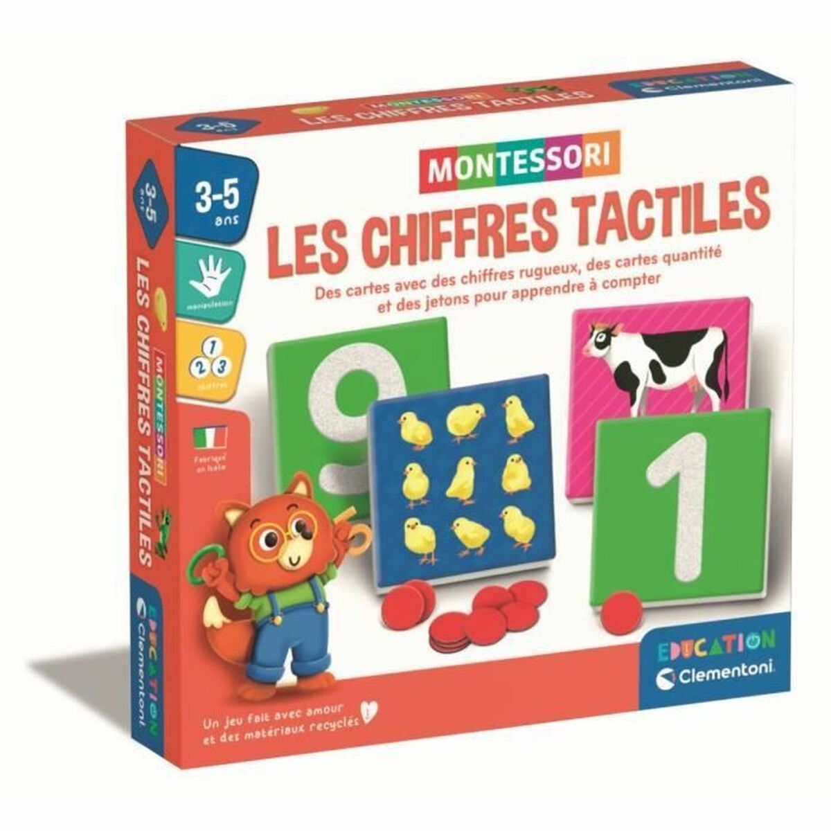 Educational Game Clementoni Les chiffres tactiles (FR) Educational Game Clementoni Les chiffres tactiles (FR)