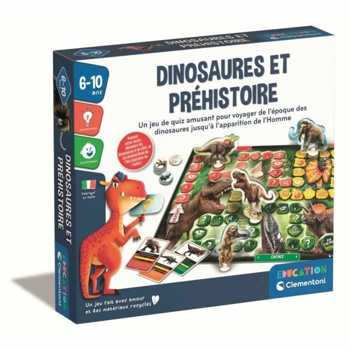 Educational Game Clementoni Dinosaures et préhistoire (FR) Educational Game Clementoni Dinosaures et préhistoire (FR)