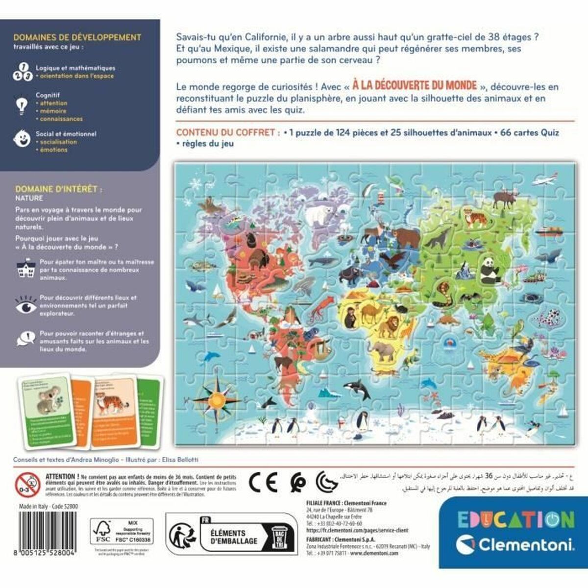Educational Game Clementoni  la dcouverte du monde (FR)