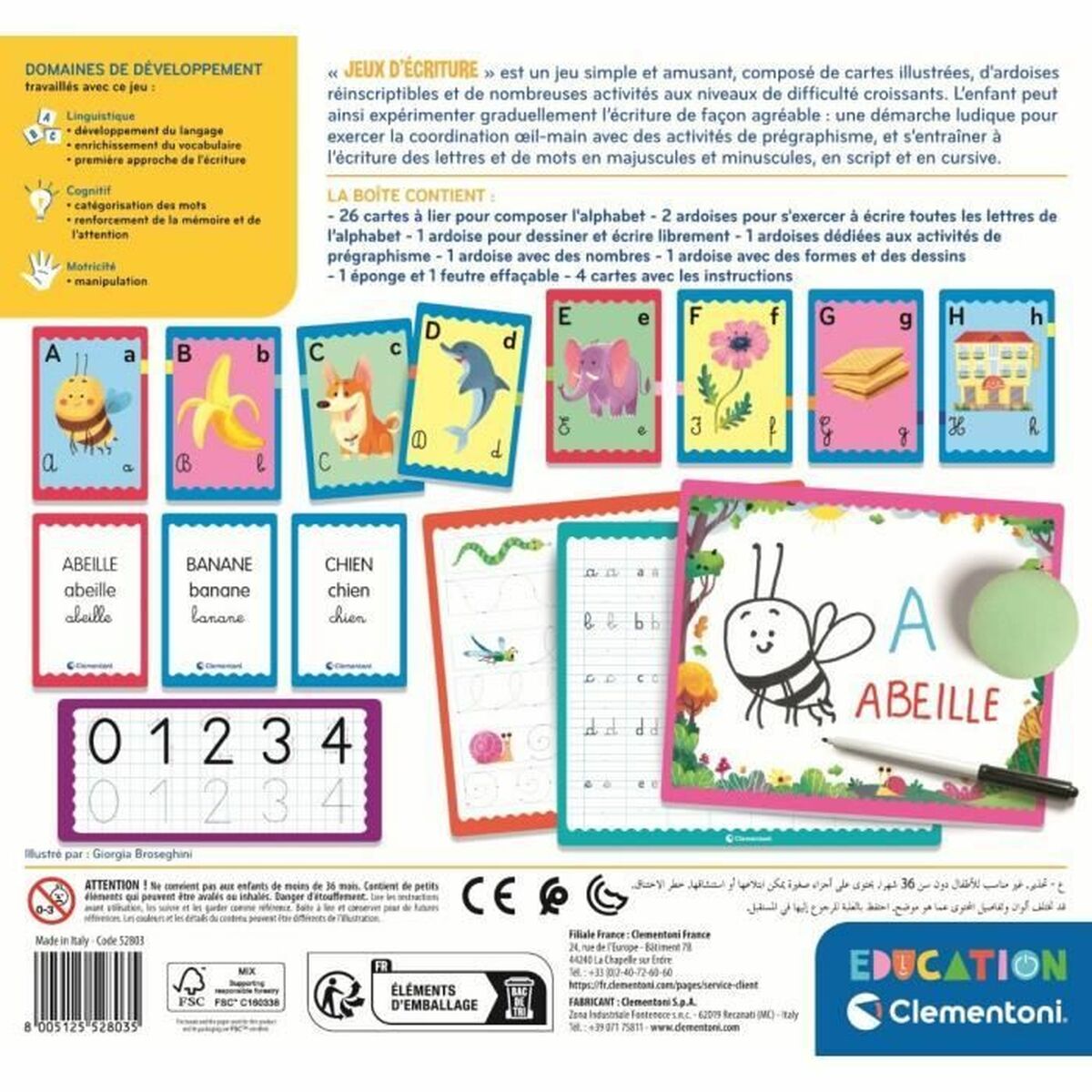 Educational Game Clementoni Jeux d’criture (FR)