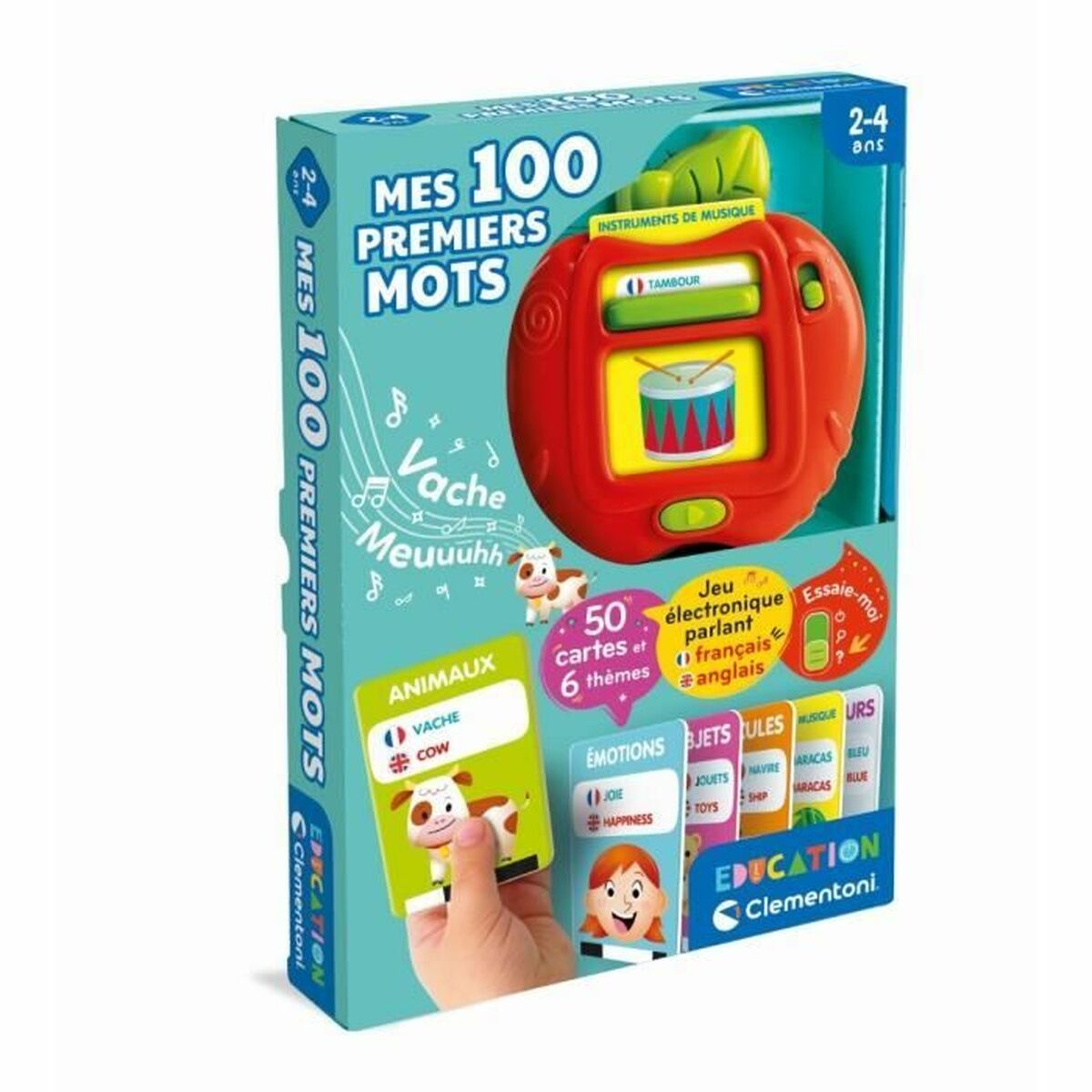 Educational Game Clementoni My first 100 words Bilingual