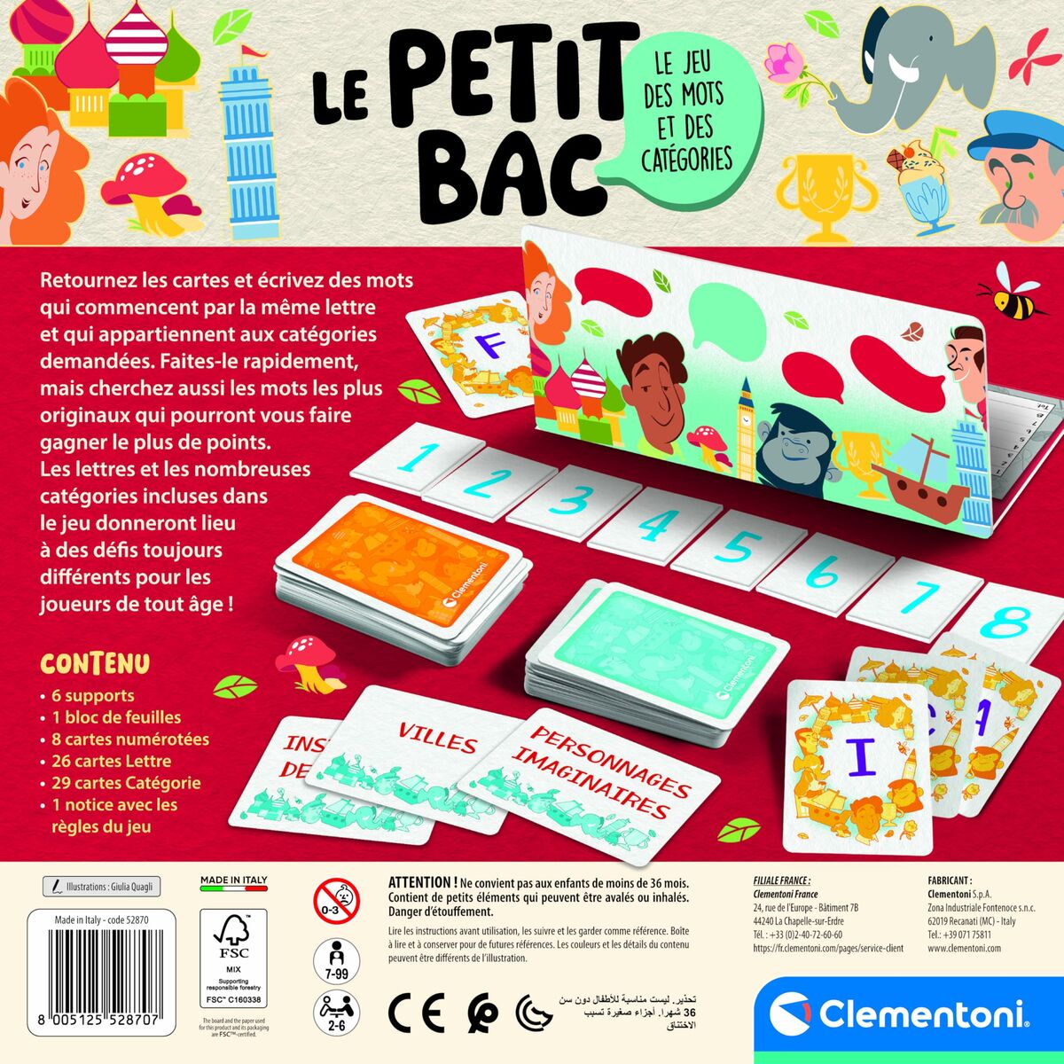 Board game Clementoni El pequeo bac
