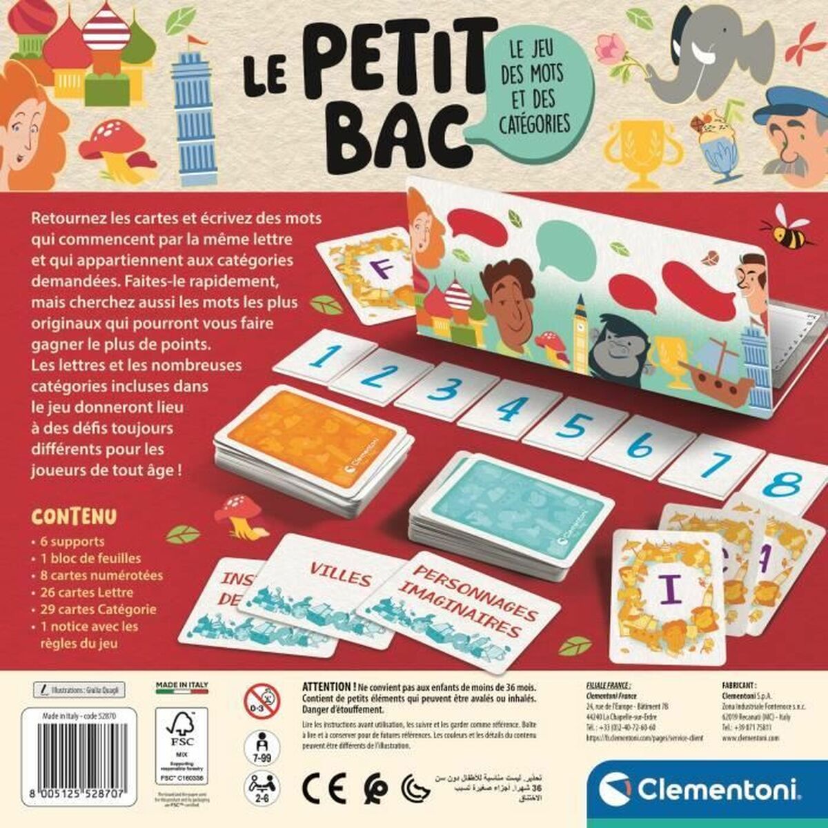 Board game Clementoni El pequeo bac