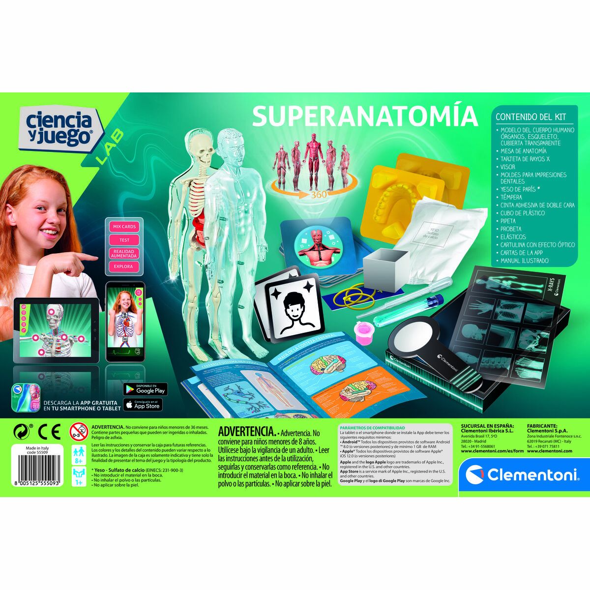 Science Game Clementoni SuperanatomÃ­a (ES)