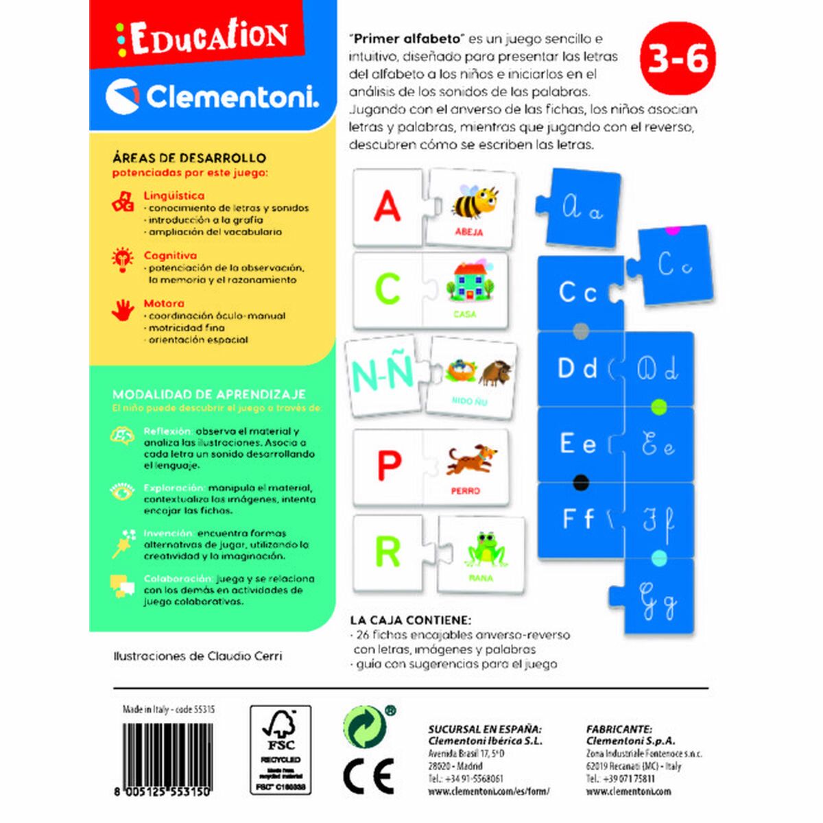Educational Game Mi Abecedario Clementoni (ES) (ES)