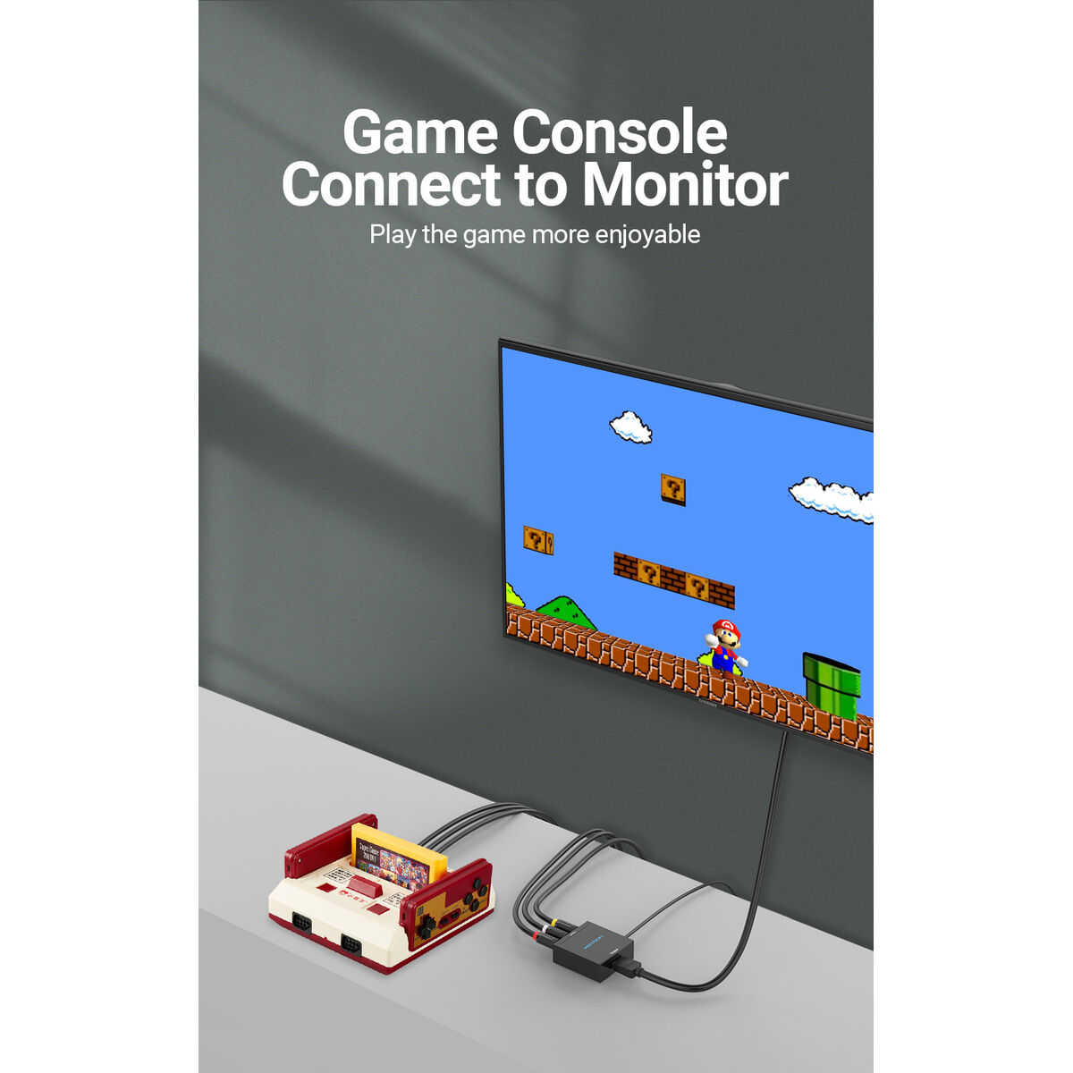 RCA to HDMI Adapter Vention AEFB0 Black