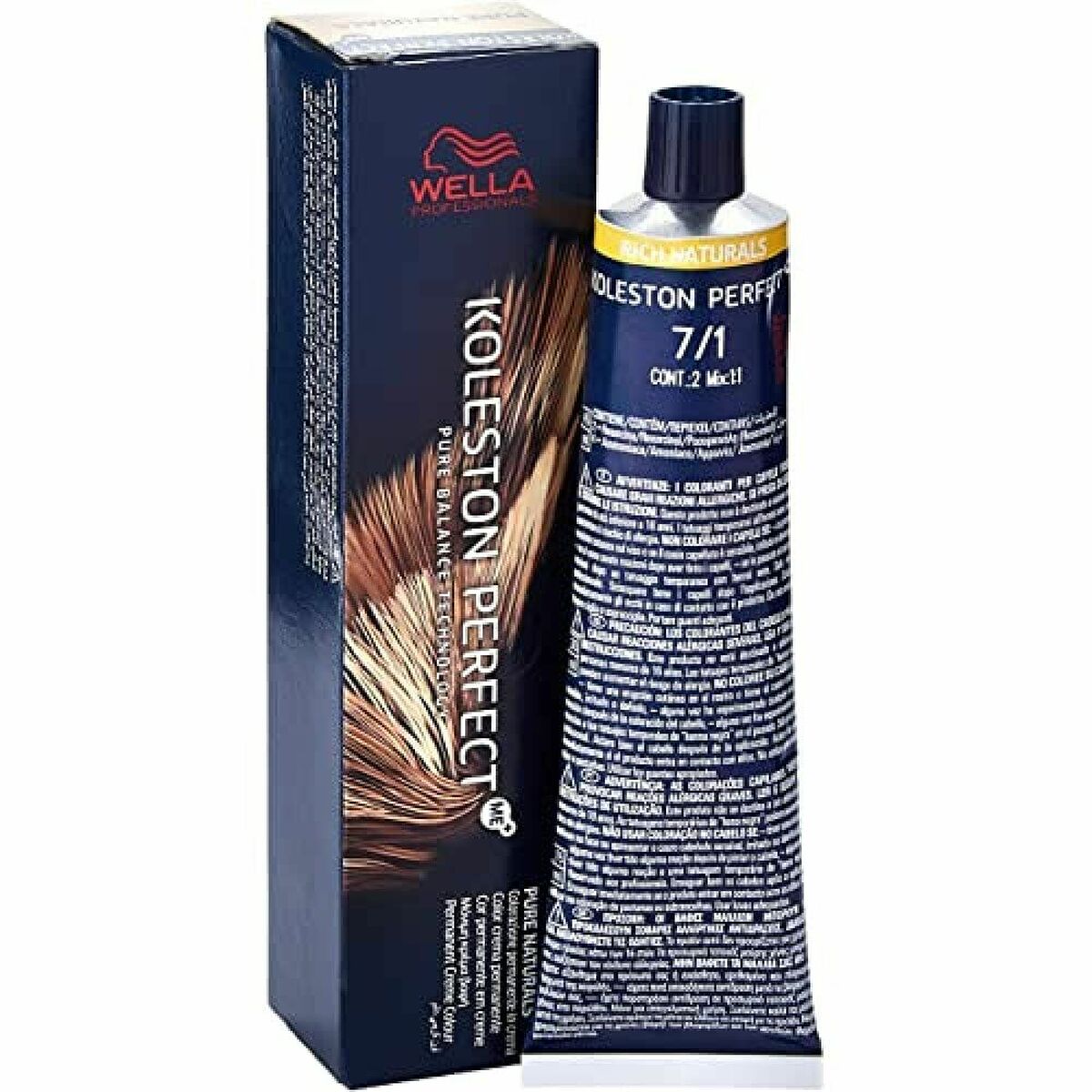 Permanent Dye Wella Koleston Perfect Pure Naturals Nº 7.01 60 ml Permanent Dye Wella Koleston Perfect Pure Naturals Nº 7.01 60 ml