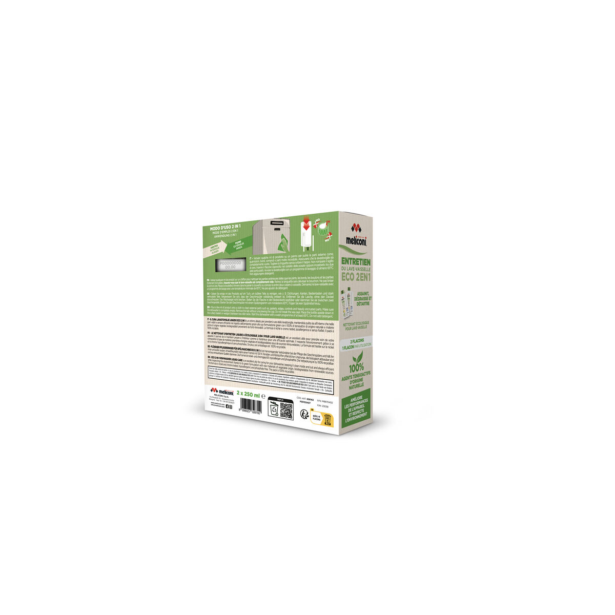 Cleaning liquid Meliconi 656162 250 ml (2 Units)