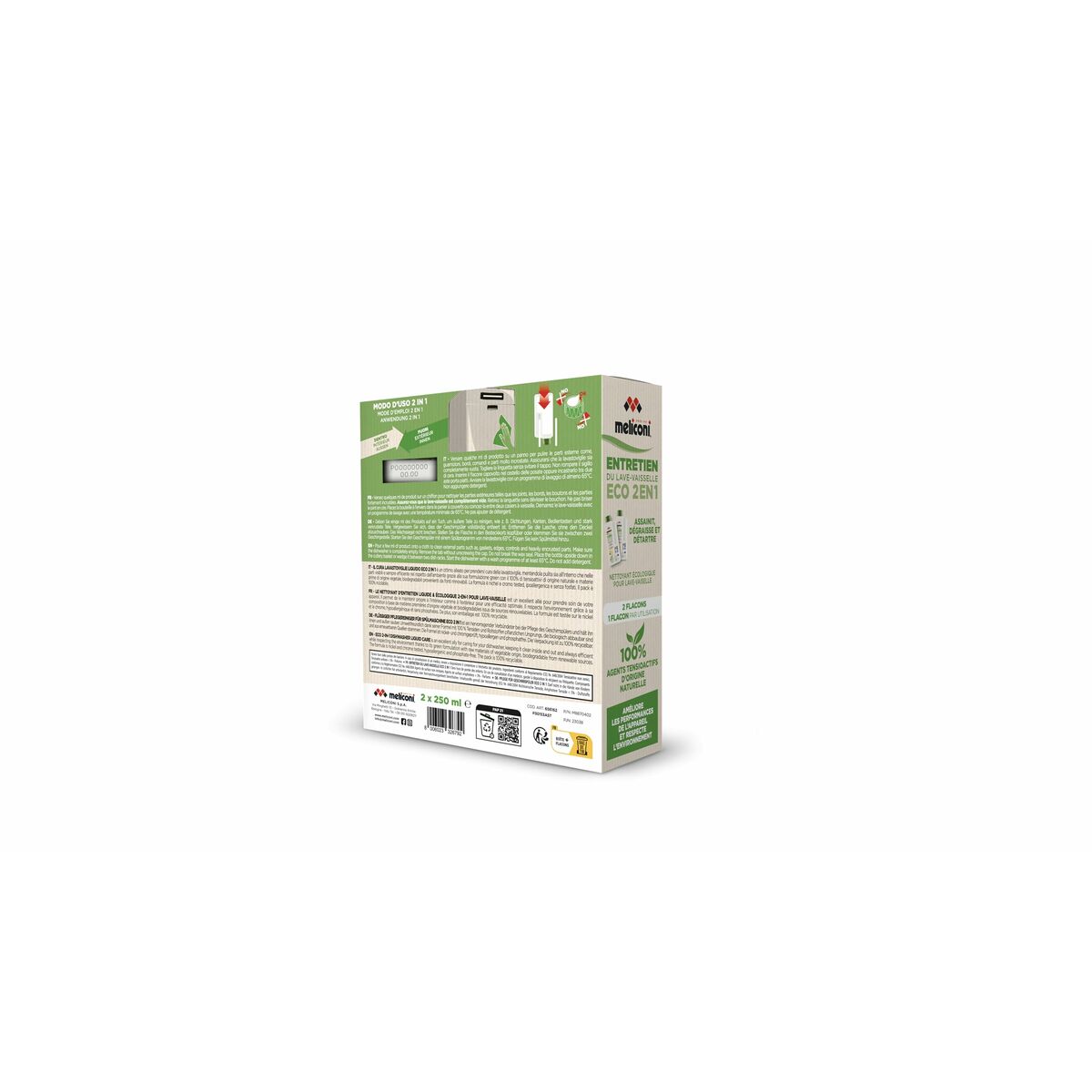 Cleaning liquid Meliconi 656162 250 ml (2 Units)