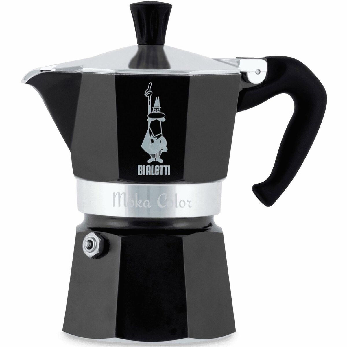 Italian Coffee Pot Bialetti MOKA EXPRESS Black