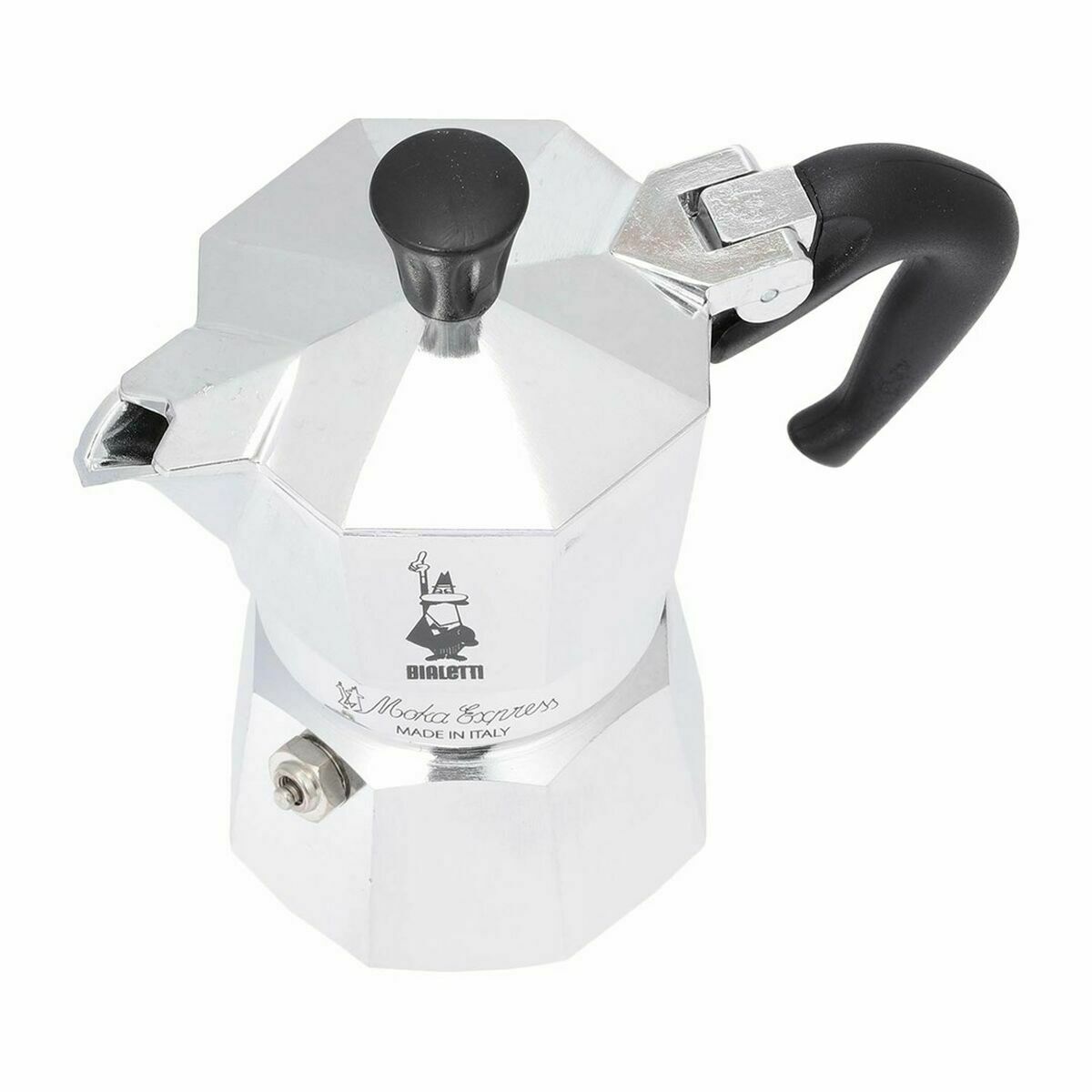 Italian Coffee Pot Bialetti Moka Express Aluminium 60 ml 1 Cup