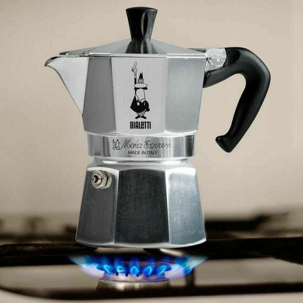 Italian Coffee Pot Bialetti 0001163 Aluminium 6 Cups