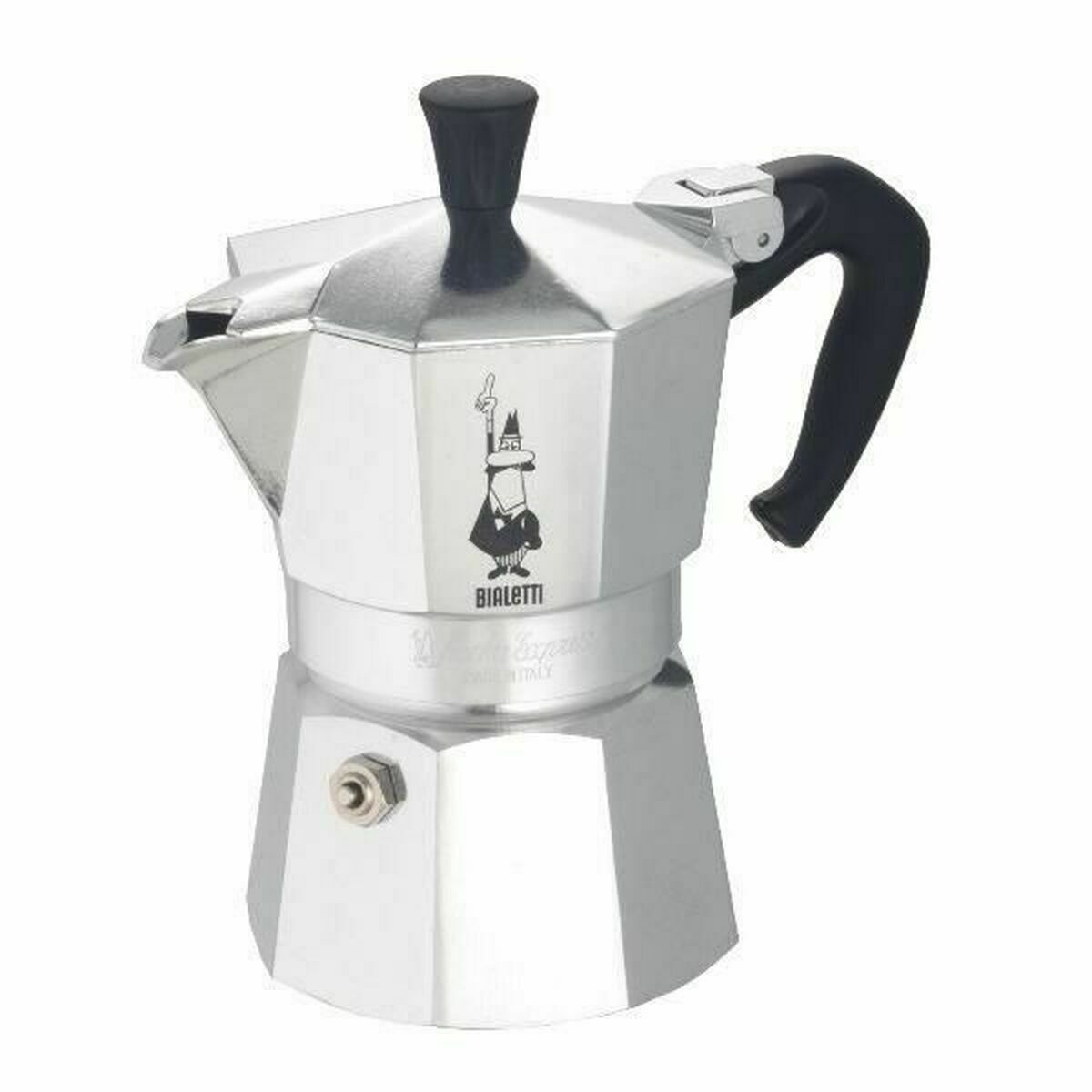 Italian Coffee Pot Bialetti 0001165/X4 Silver Metal Stainless steel Aluminium 1 L Italian Coffee Pot Bialetti 0001165/X4 Silver Metal Stainless steel Aluminium 1 L