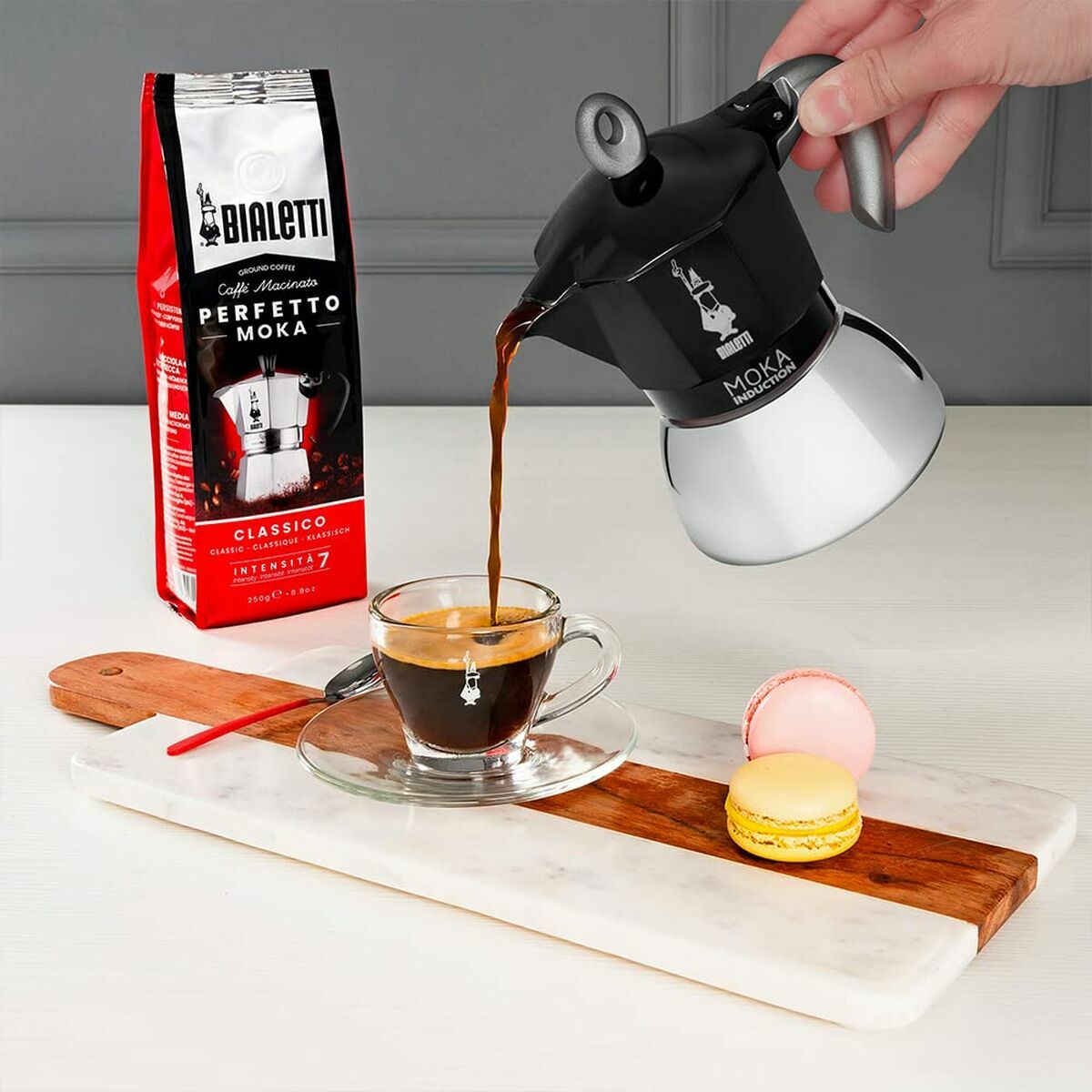 Italian Coffee Pot Bialetti 0006934/NP Black Aluminium