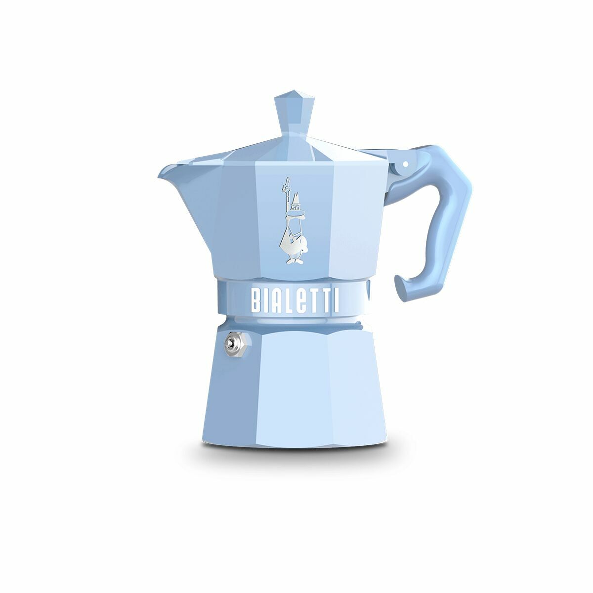 Italian Coffee Pot Bialetti MOKA EXCLUSIVE Blue Aluminium 3 Cups Italian Coffee Pot Bialetti MOKA EXCLUSIVE Blue Aluminium 3 Cups