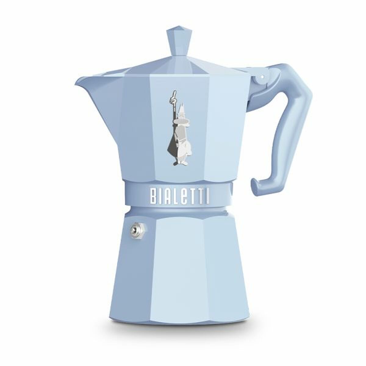 Italian Coffee Pot Bialetti MOKA EXCLUSIVE Blue Aluminium 6 Cups Italian Coffee Pot Bialetti MOKA EXCLUSIVE Blue Aluminium 6 Cups