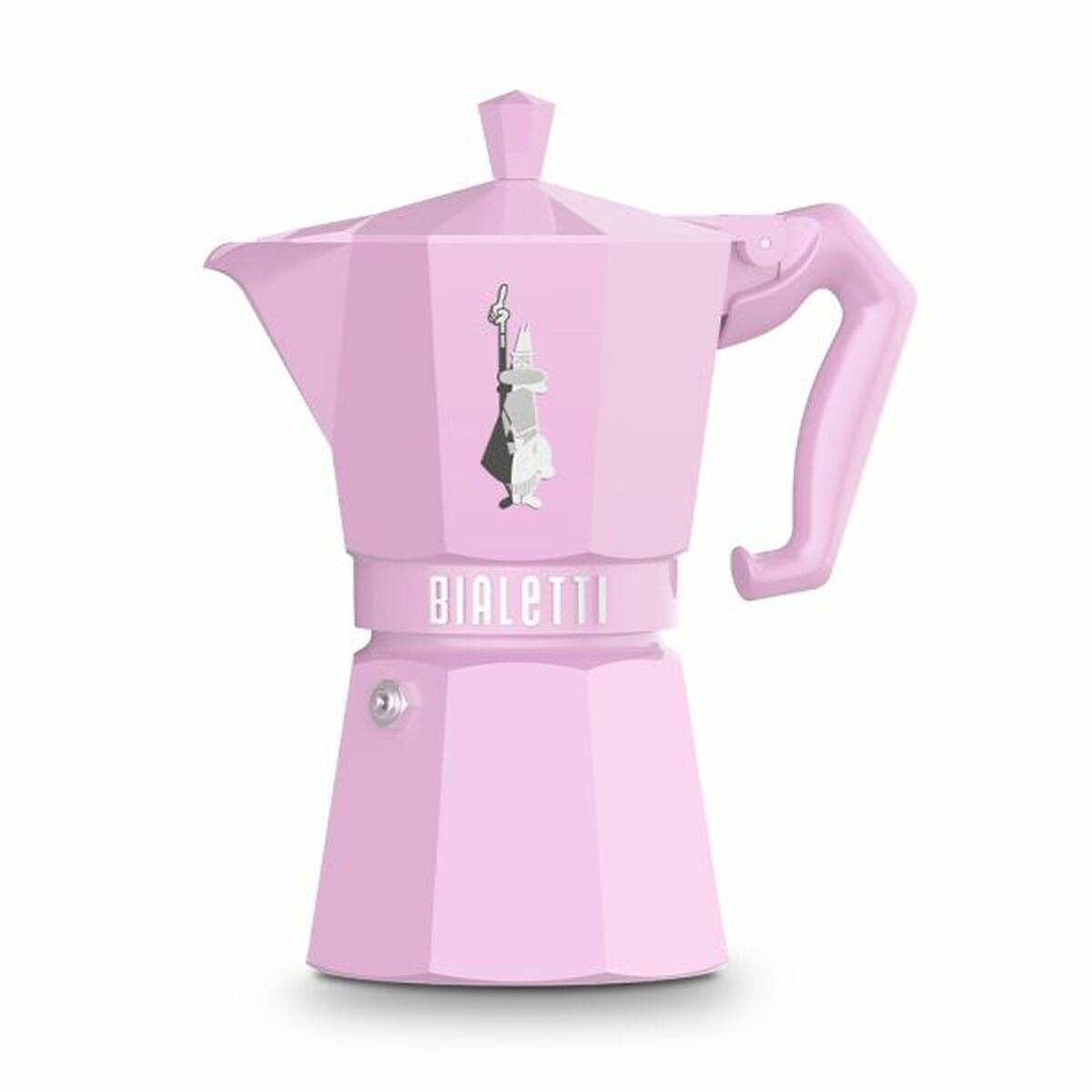 Italian Coffee Pot Bialetti MOKA EXCLUSIVE Pink Aluminium 6 Cups Italian Coffee Pot Bialetti MOKA EXCLUSIVE Pink Aluminium 6 Cups