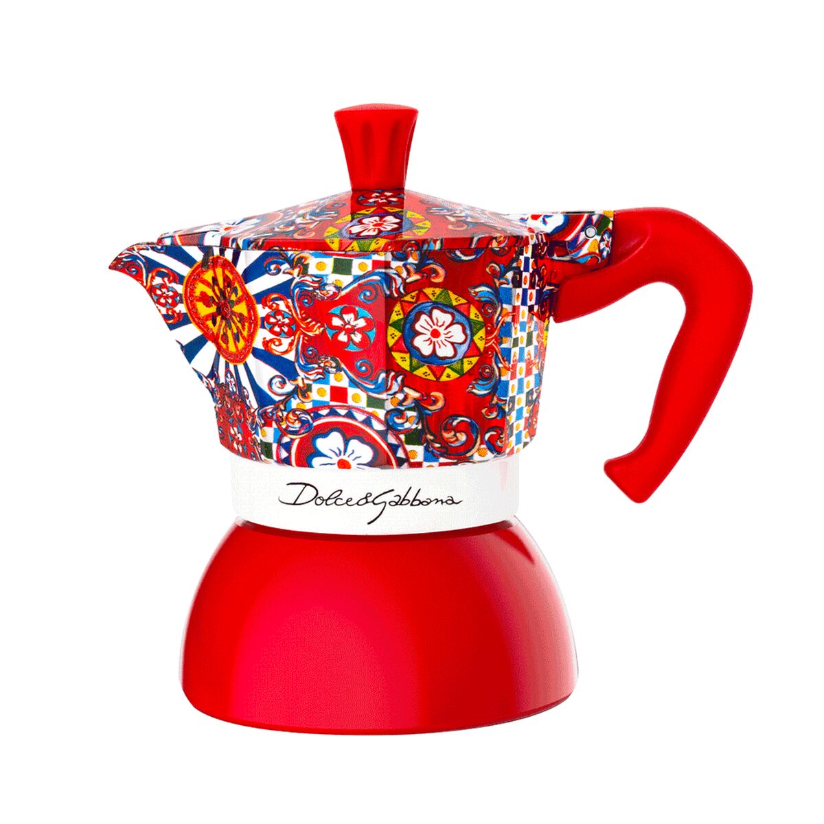 Italian Coffee Pot Bialetti 0005337 Red Aluminium 2 Cups Italian Coffee Pot Bialetti 0005337 Red Aluminium 2 Cups