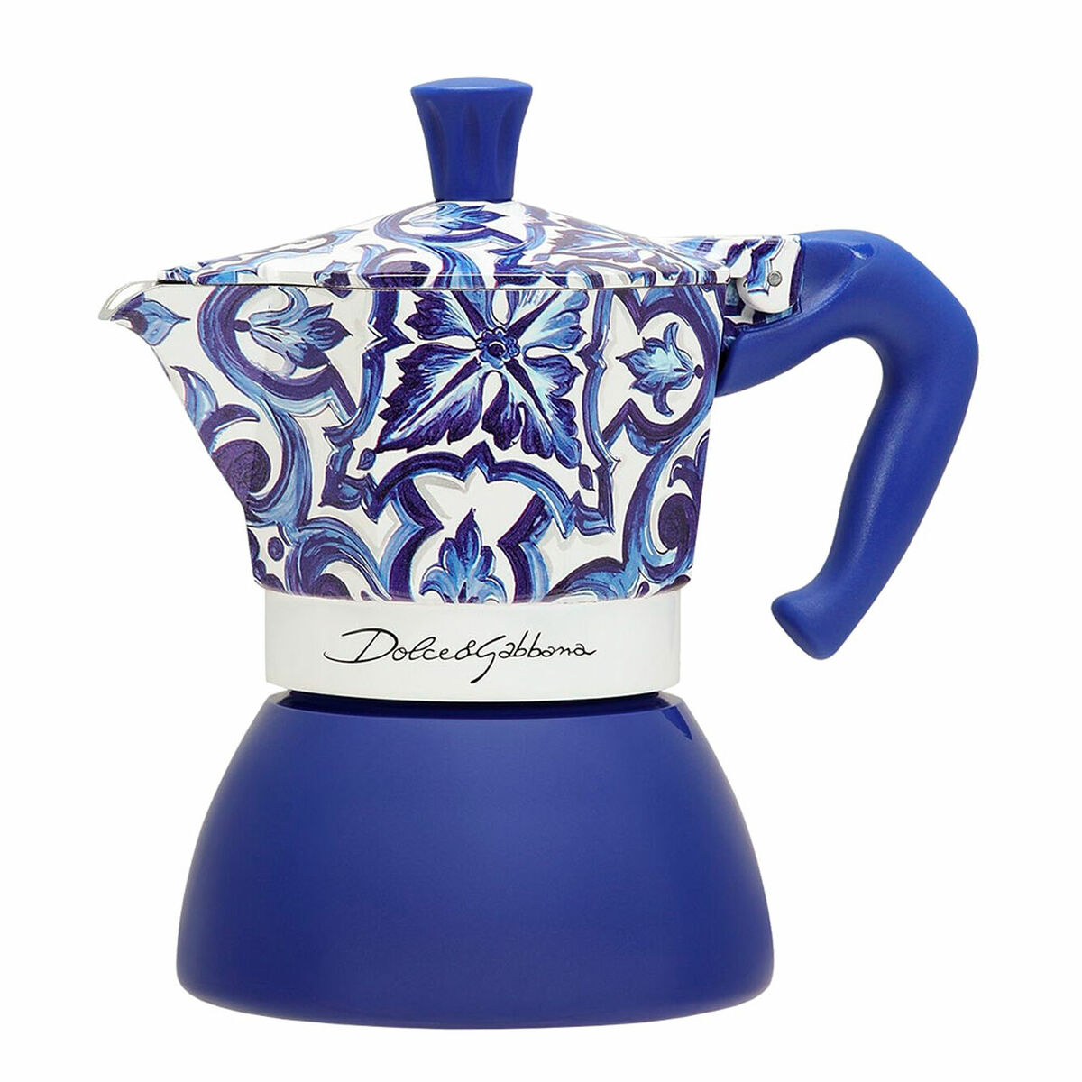Italian Coffee Pot Bialetti D&G BLU MEDI 4T 150 ml Blue Stainless steel 4 Cups Italian Coffee Pot Bialetti D&G BLU MEDI 4T 150 ml Blue Stainless steel 4 Cups