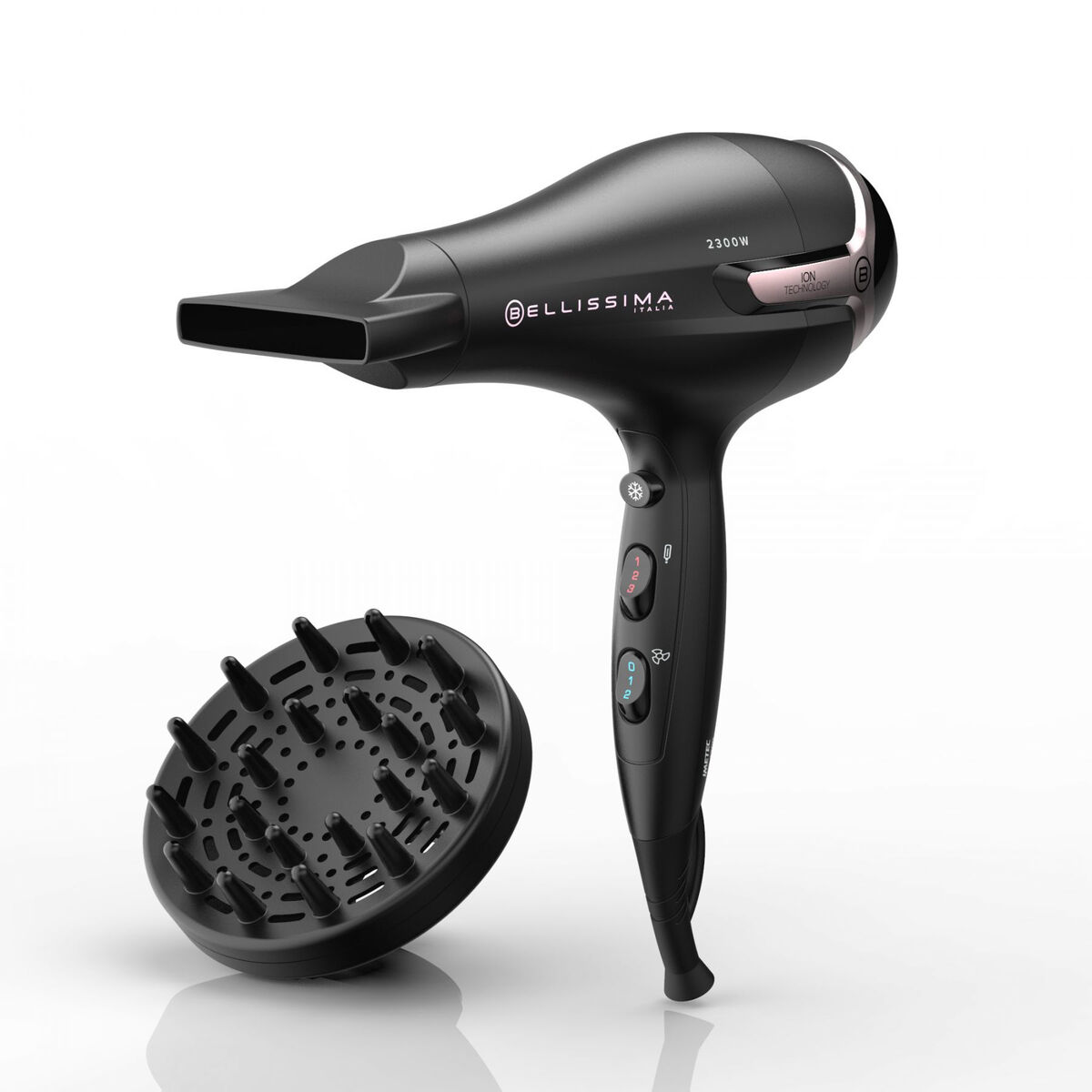 Hairdryer Bellissima K9 2300 Black Purple 2300 W Hairdryer Bellissima K9 2300 Black Purple 2300 W