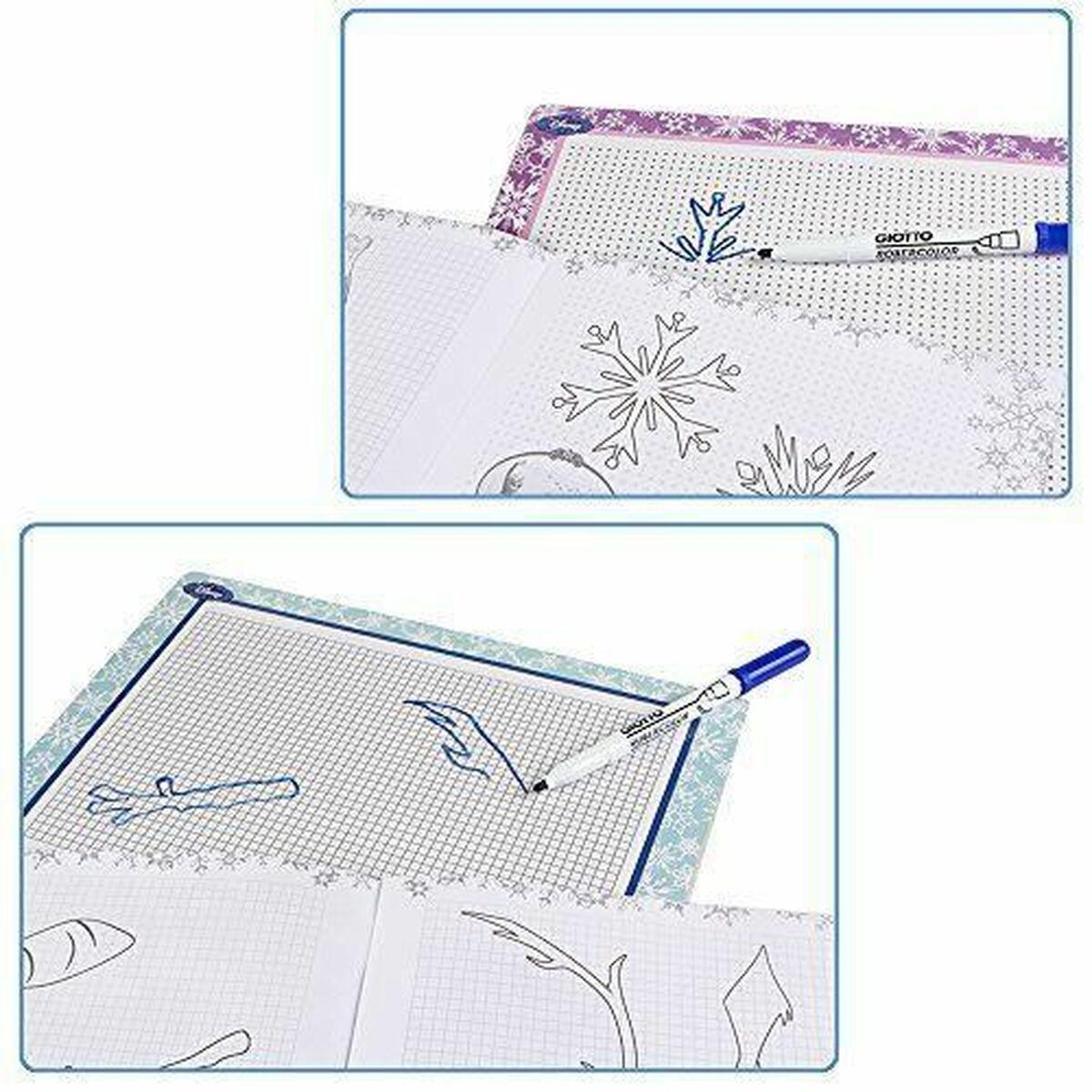 Picture Block for Colouring In Disney FROZEN Multicolour