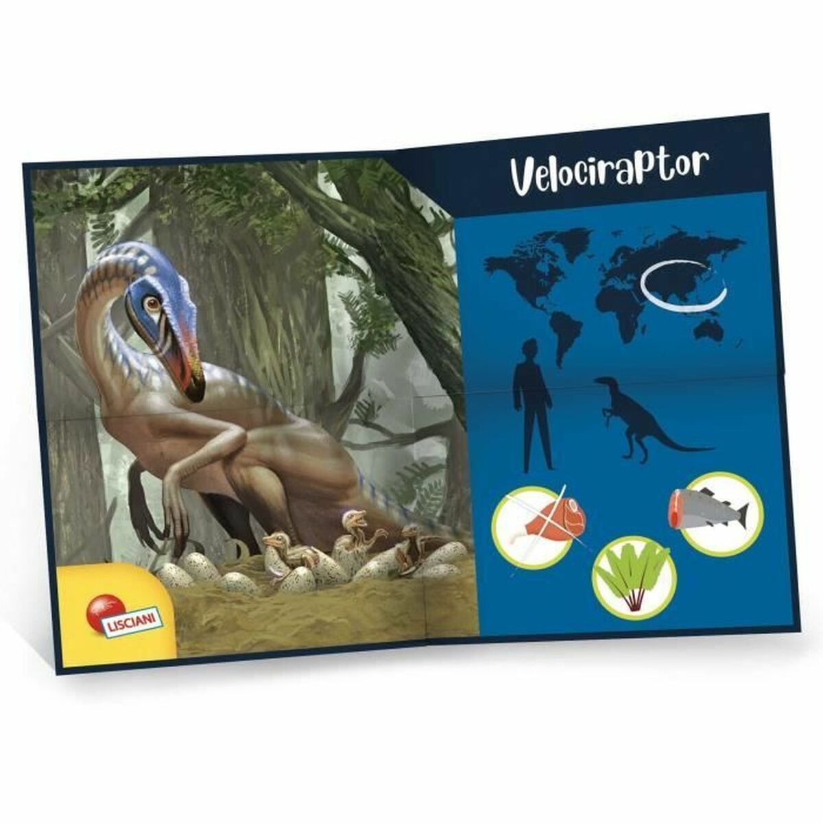 Educational Game Lisciani Giochi I’m GENIUS Super Kit Velociraptor Nuevo