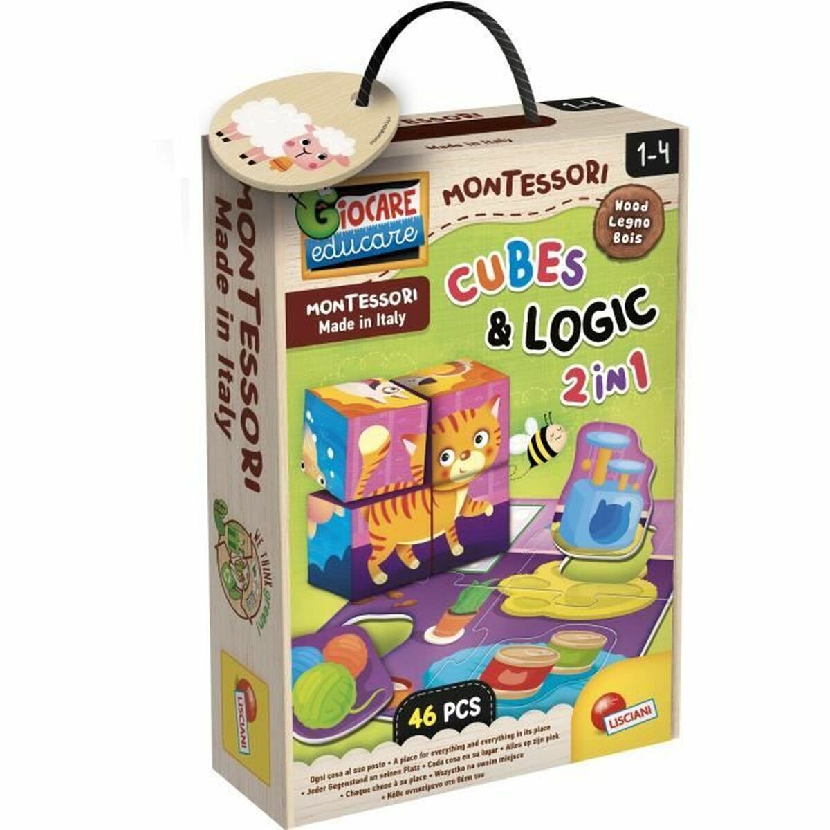 Educational Game Lisciani Giochi Cubes & Logic 2 in1 (FR) Educational Game Lisciani Giochi Cubes & Logic 2 in1 (FR)