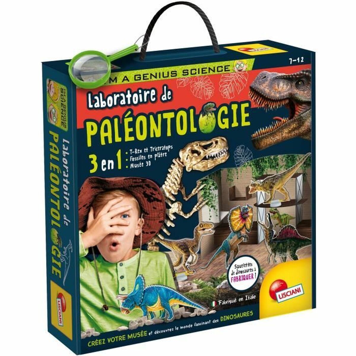 Science Game Lisciani Giochi Laboratoire de Paléontologie 3 in 1 Science Game Lisciani Giochi Laboratoire de Paléontologie 3 in 1