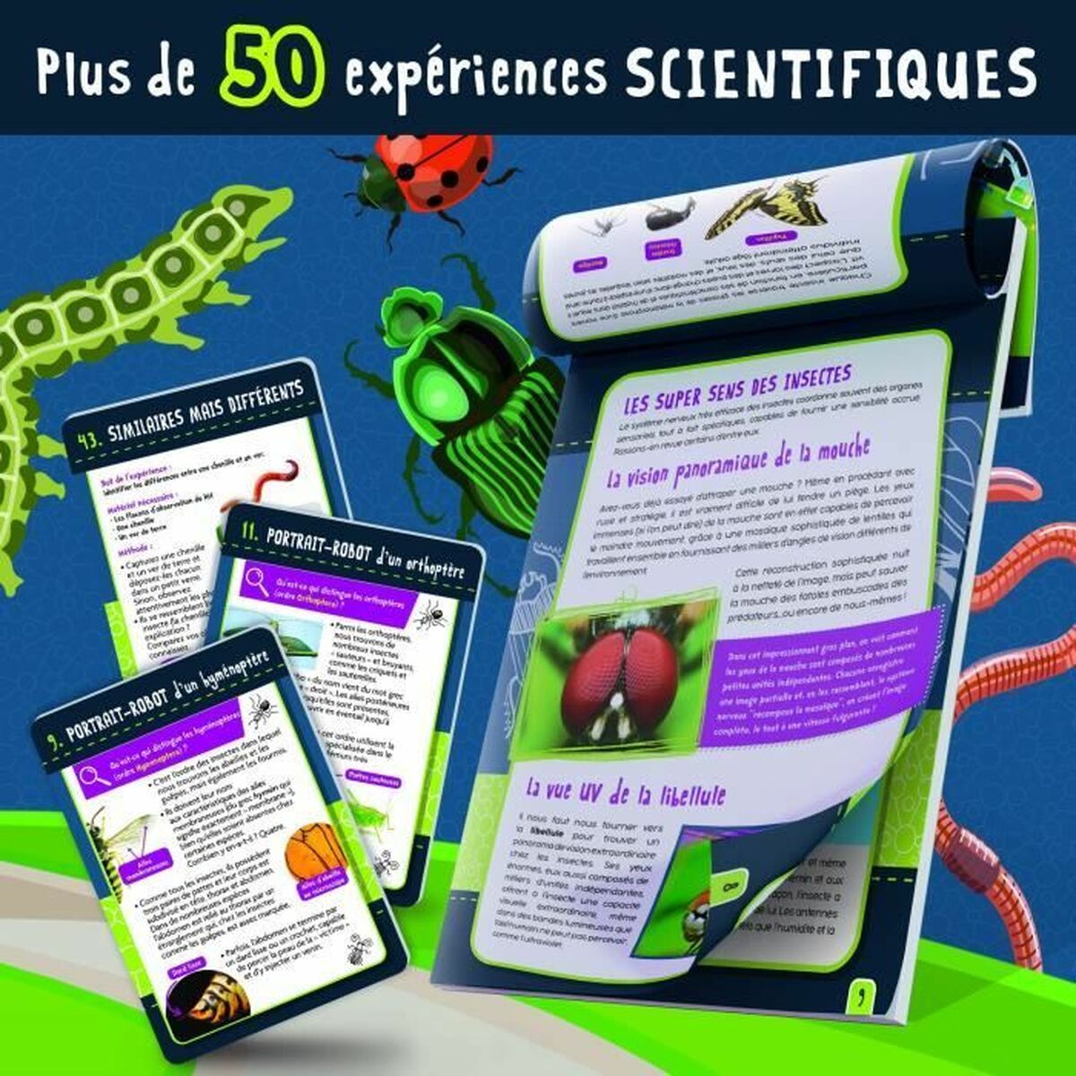 Science Game Lisciani Giochi GÃ©nius Science scientific game insects (FR)