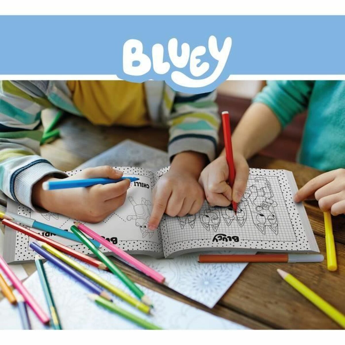 Drawing worksheets Lisciani Giochi Bluey Multicolour