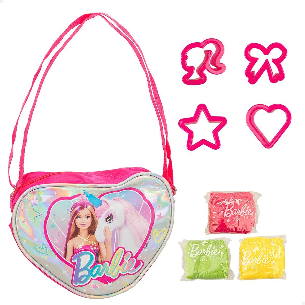 Creative Modelling Clay Game Barbie Fashion Bag 8 Pieces 300 g Creative Modelling Clay Game Barbie Fashion Bag 8 Pieces 300 g