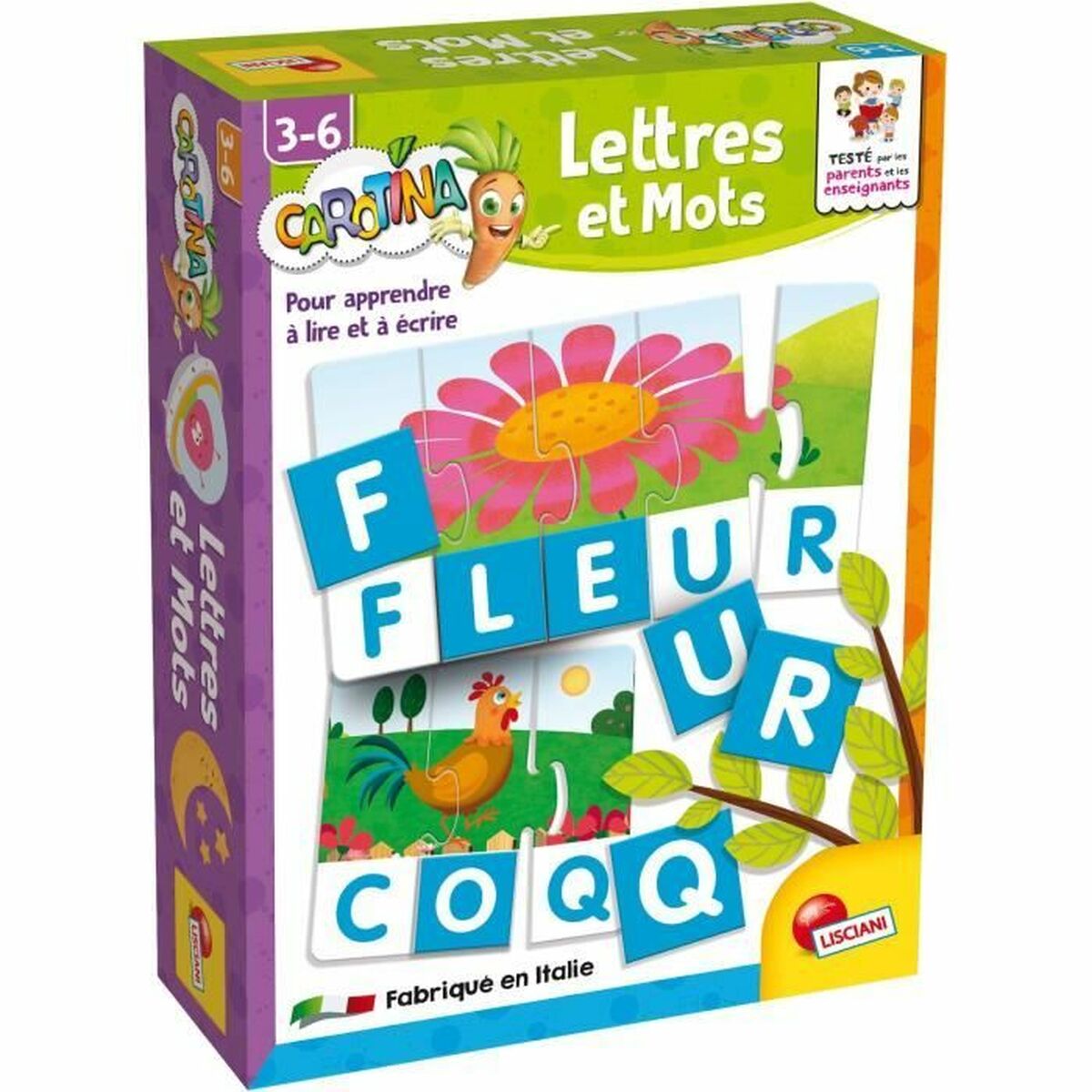 Educational Game Lisciani Giochi Lettres et Mots Educational Game Lisciani Giochi Lettres et Mots