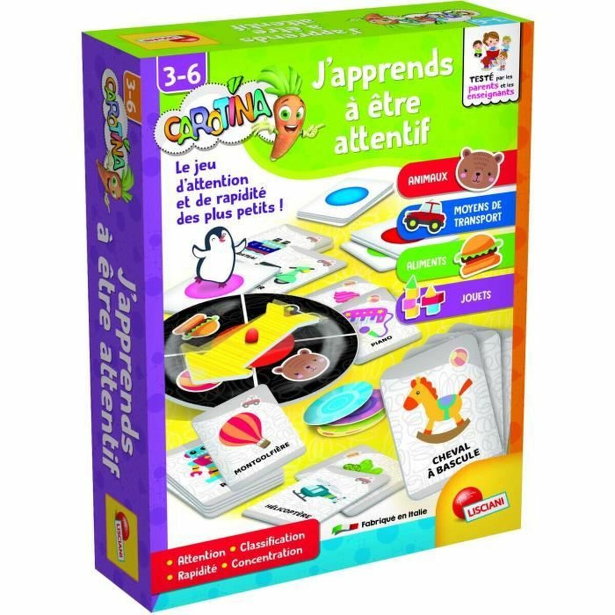 Educational Game Lisciani Giochi Carotina J’apprends