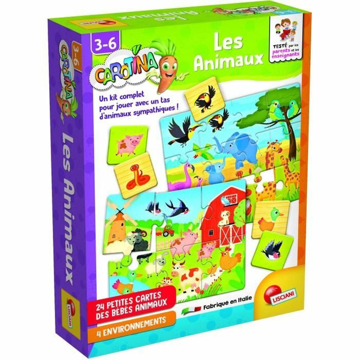 Educational Game Lisciani Giochi Les animaux Educational Game Lisciani Giochi Les animaux