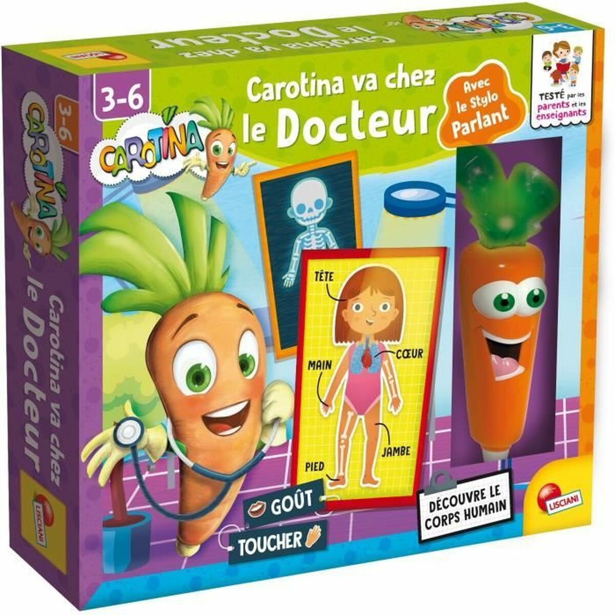Educational Game Lisciani Giochi Carotina va chez le docteur Educational Game Lisciani Giochi Carotina va chez le docteur