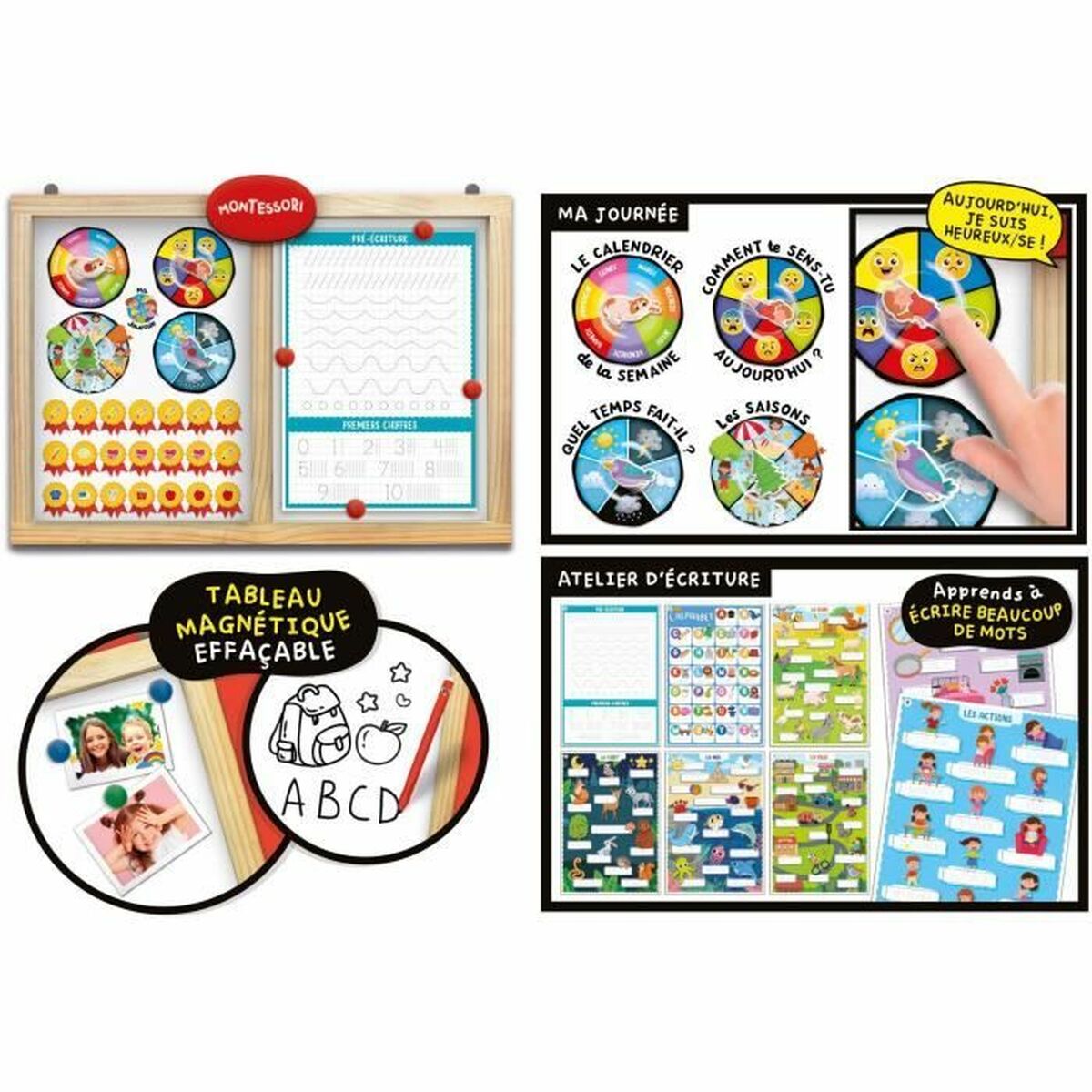 Educational Game Lisciani Giochi Calendrier, saisons et motions