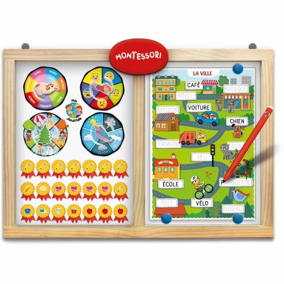 Educational Game Lisciani Giochi Calendrier, saisons et motions