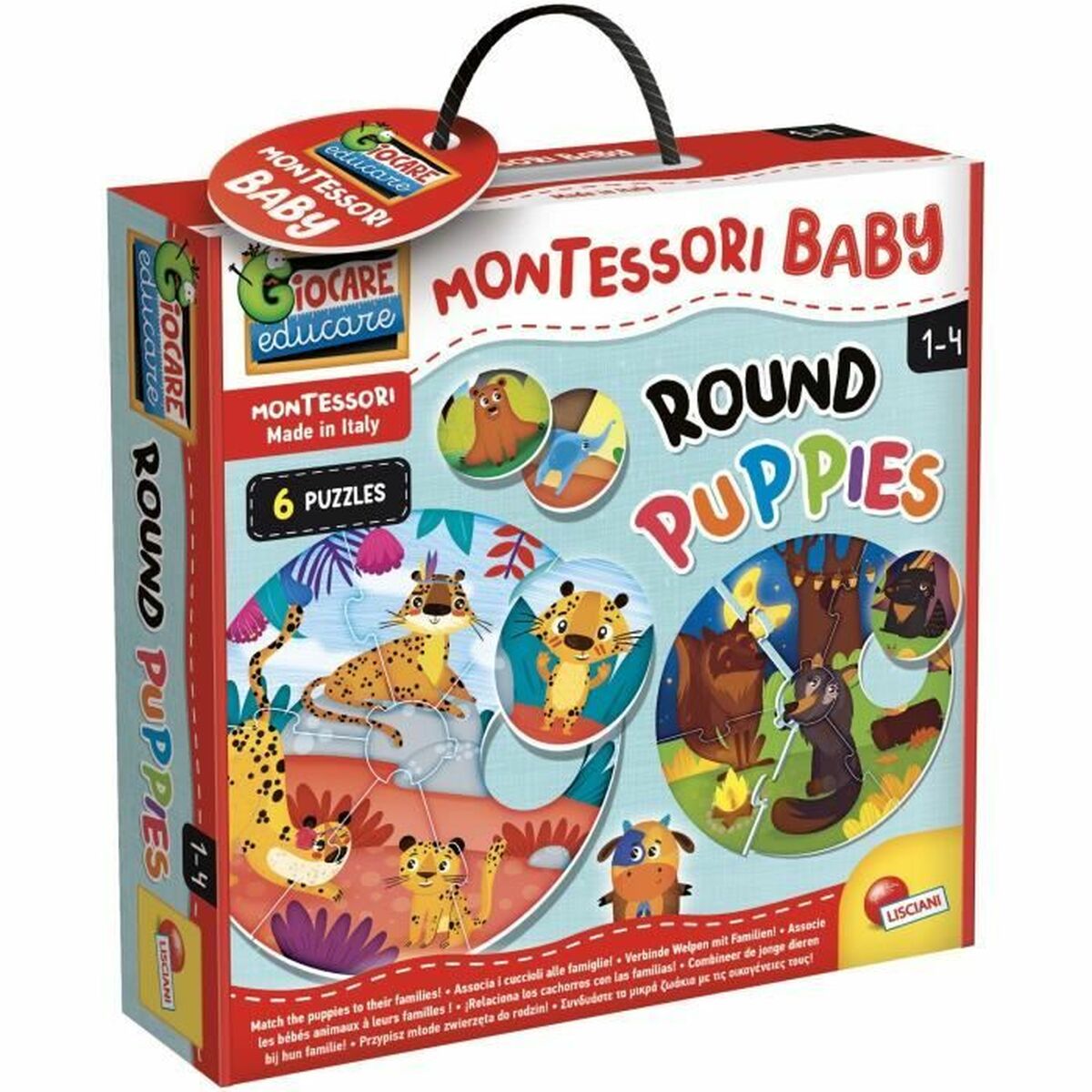 Educational Game Lisciani Giochi Montessori Baby Round Puppies (FR) Educational Game Lisciani Giochi Montessori Baby Round Puppies (FR)